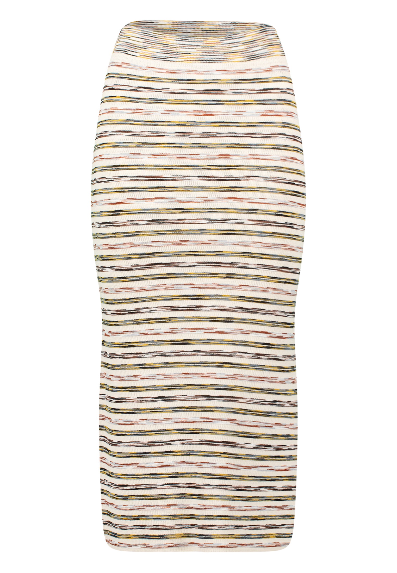 Zero Midirock "Damen Strickrock mit Streifen" Plain/ohne Details günstig online kaufen