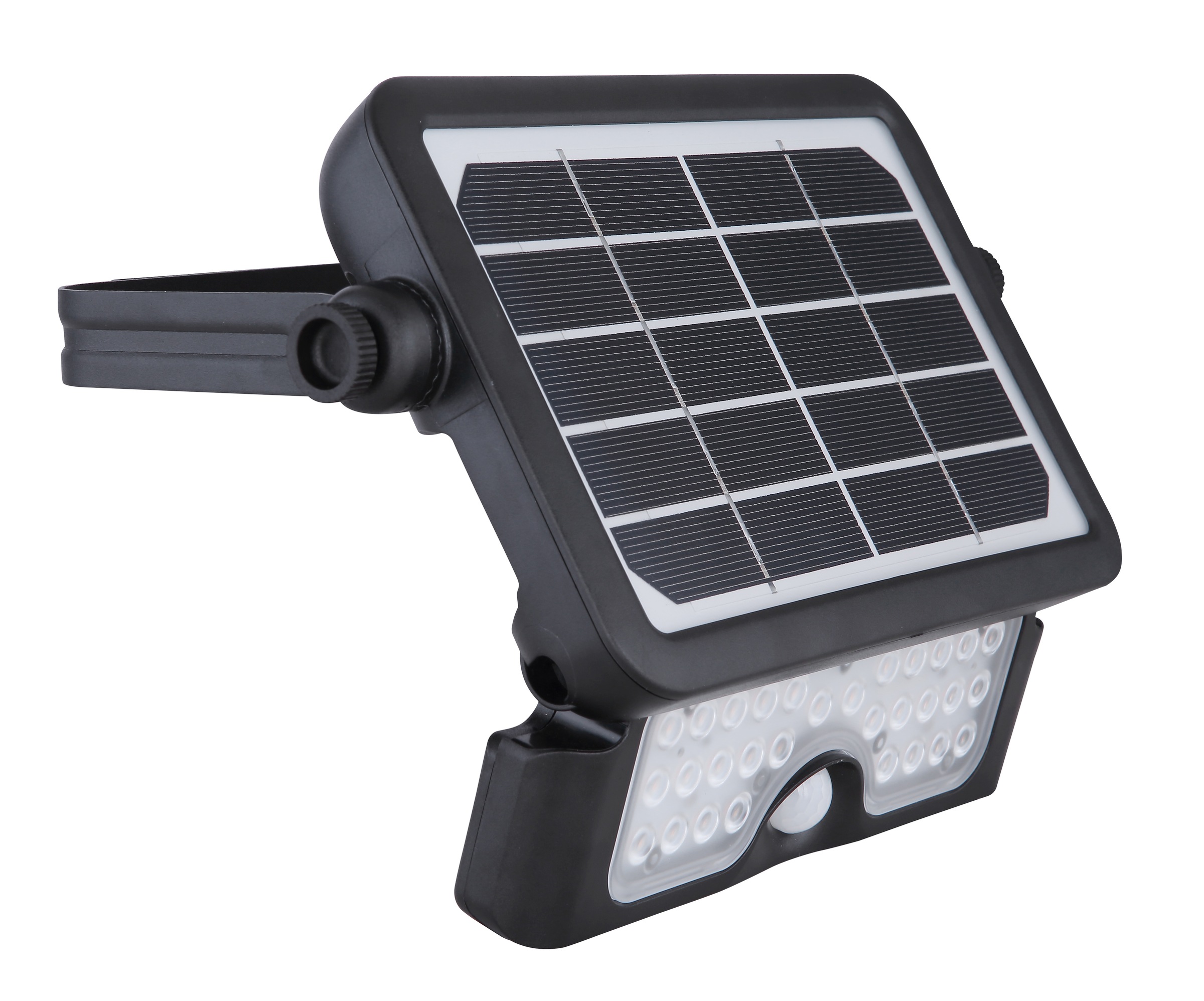 GLOBO LIGHTING LED Solarleuchte »SOLARLEUCHTE KUNSTSTOFF SCHWARZ, 1XLED«, Leuchtmittel LED-Modul | LED fest integriert, Solar/IP65/Baustrahler/schwenkbar/3000K