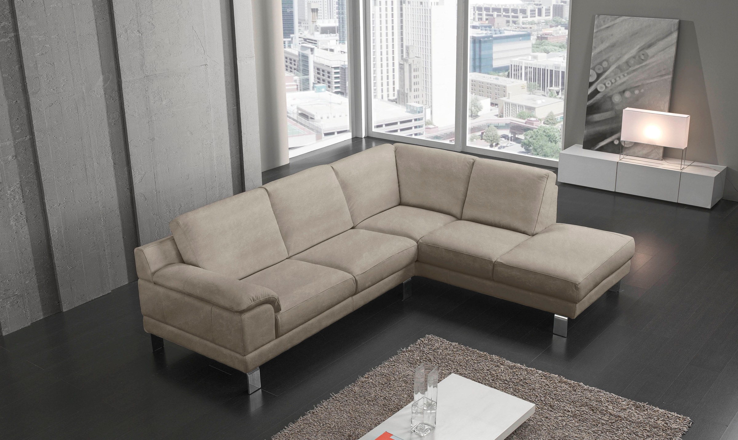 Egoitaliano Ecksofa "Shakira, Design und Sitzkomfort auf hohem Niveau, toll günstig online kaufen