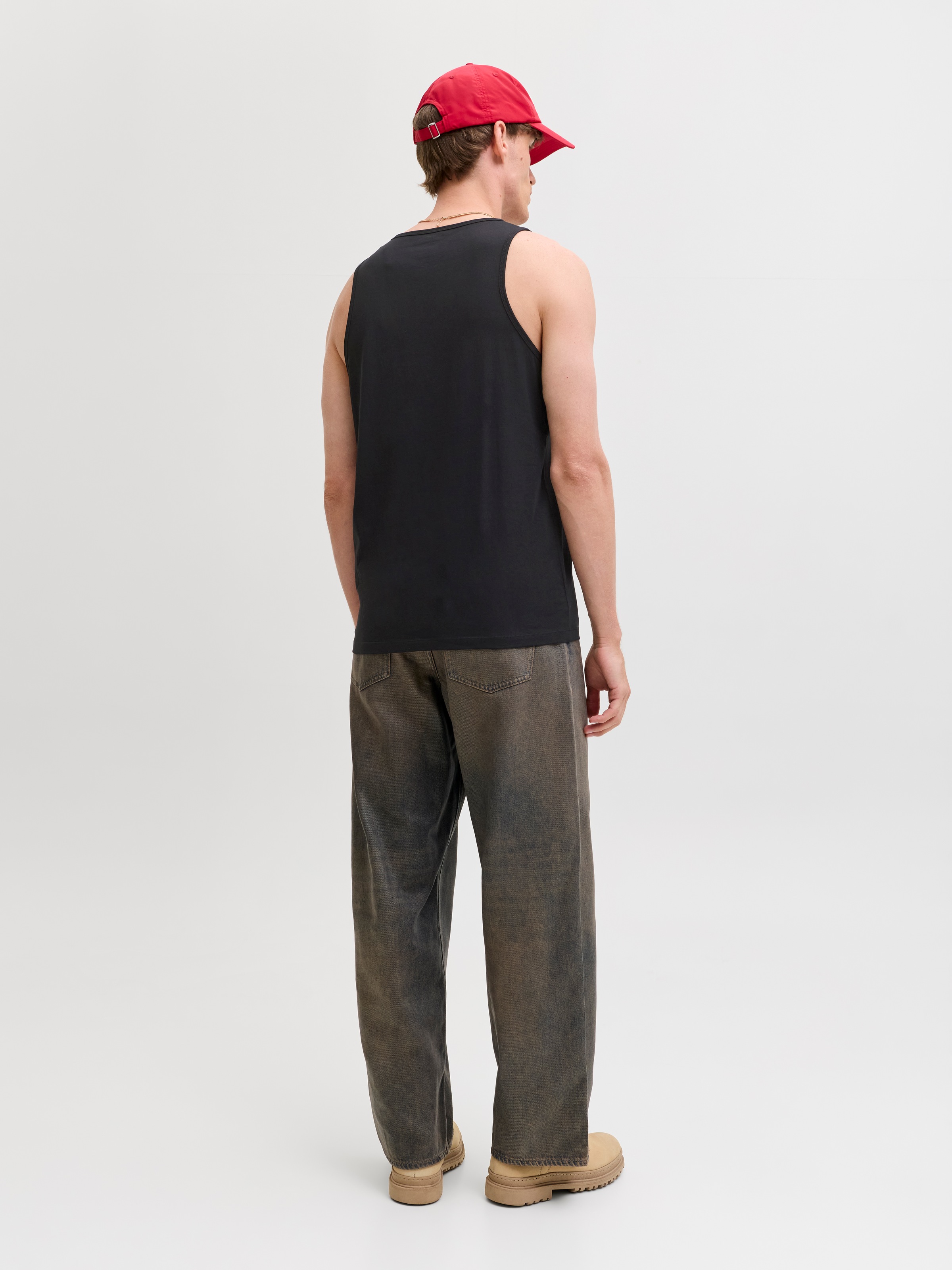 Jack & Jones Muscleshirt »JJEORGANIC BASIC TANKTOP NOOS« Baumwolle, Rundhalsausschnitt