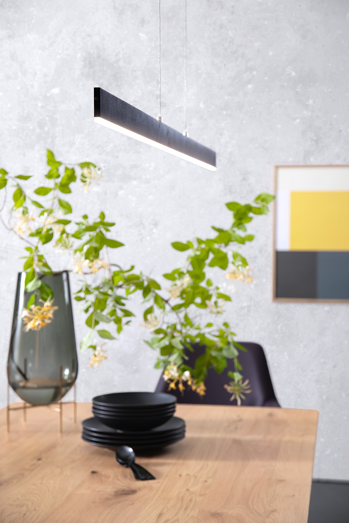 SCHÖNER WOHNEN-Kollektion LED Pendelleuchte »Straight«, 1 flammig, Leuchtmittel LED-Modul | LED fest integriert
