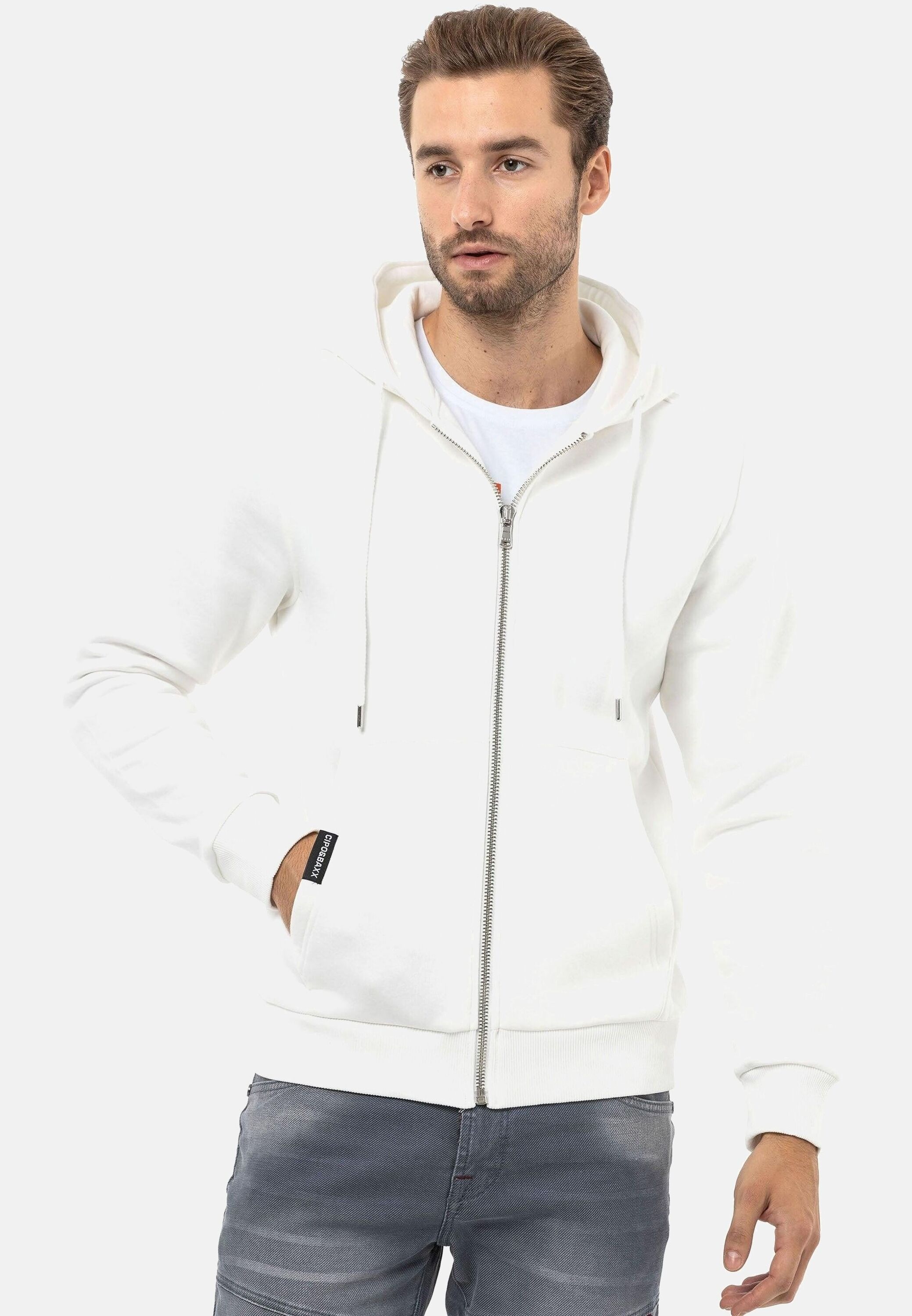 Cipo & Baxx Sweatjacke "Jacken", 1 Stk. mit Kapuze, CL556 günstig online kaufen