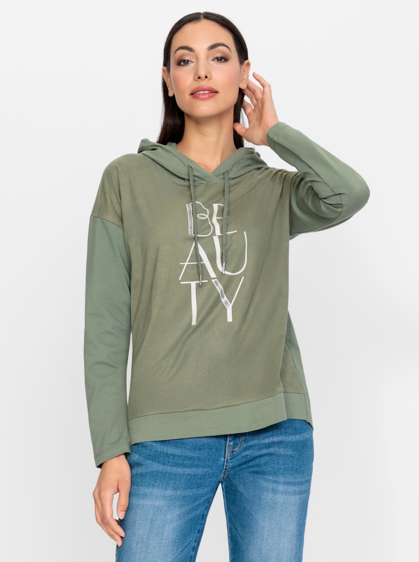 heine Kapuzenshirt "Kapuzen-Shirt" 1 Stk. tlg. günstig online kaufen