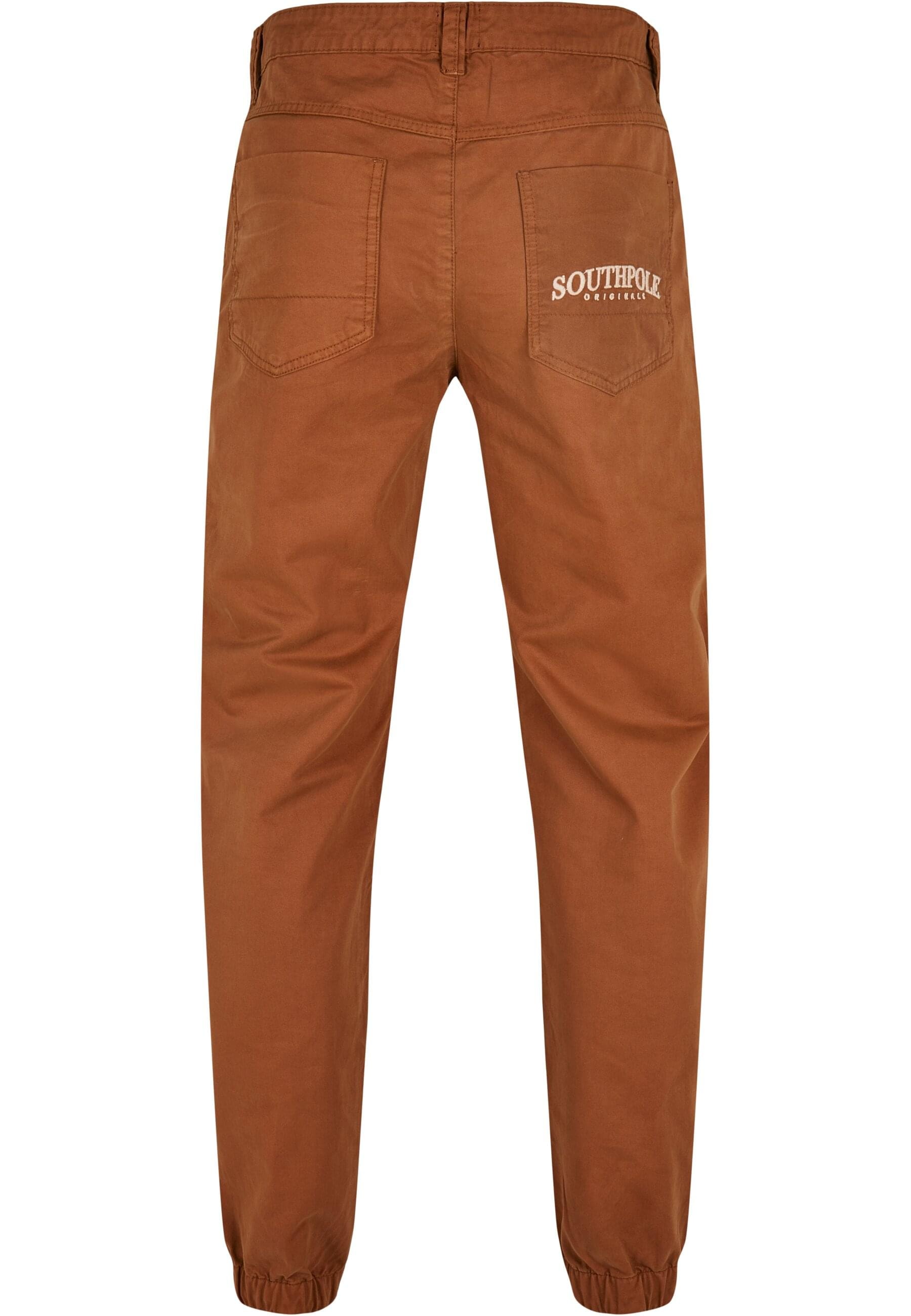 Southpole Stoffhose »Southpole Herren Southpole Script Twill Pants«, (1 tlg.)