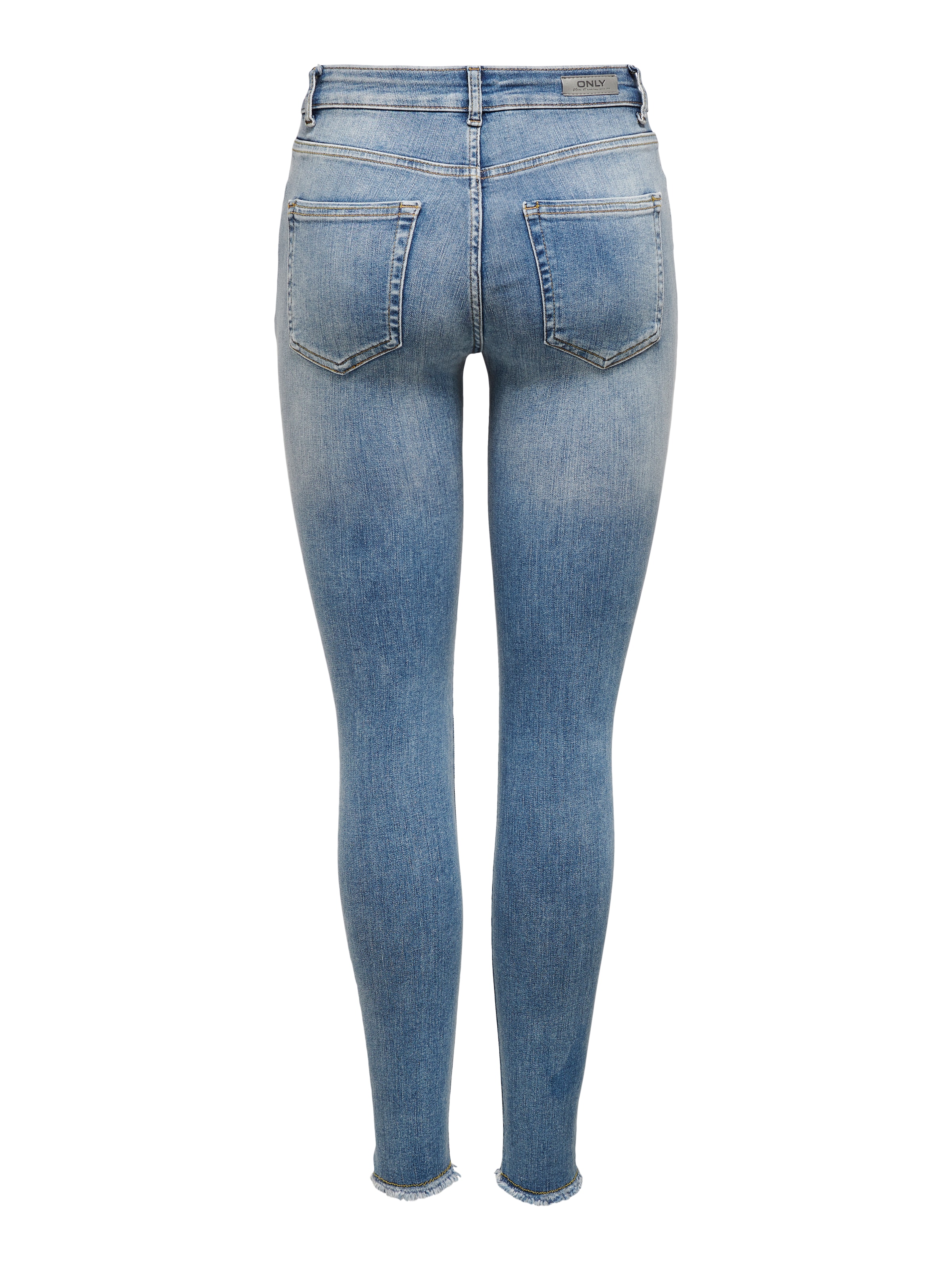 ONLY Ankle-Jeans »ONLBLUSH – Ankle-Jeans mit Destroyed Look für trendige Outfits« Abriebeffekte, modisch, skinny fit, Rundhals, regular fit