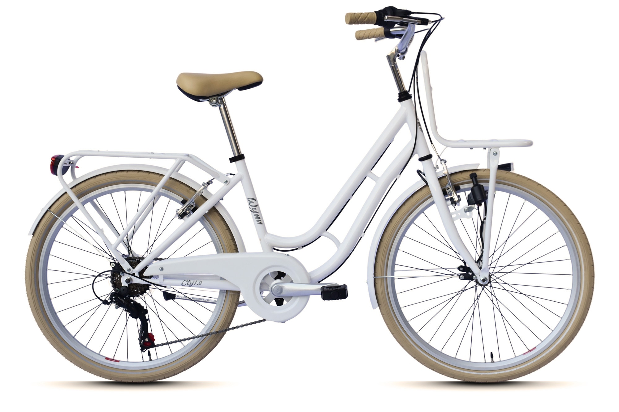 WYNN Kinderfahrrad "Kinderfahrrad 24 Zoll Shimano Tourney 6 Gang V-Brake Kinder KID1.0" 6 Gang Shimano Tourney Schaltwerk