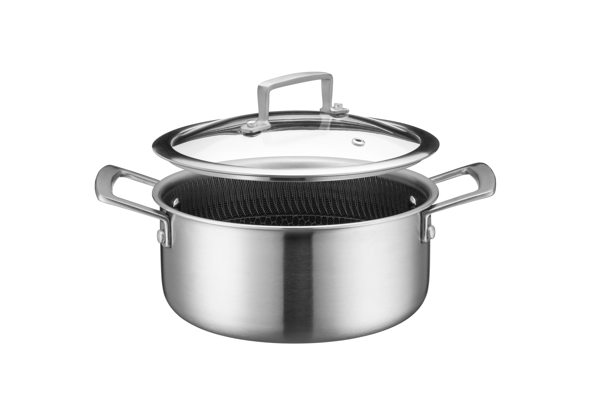 MÄSER Kochtopf "Hestia Keramik", 2,8 l + Ø 20cm + Höhe 10cm, silber, Töpfe
