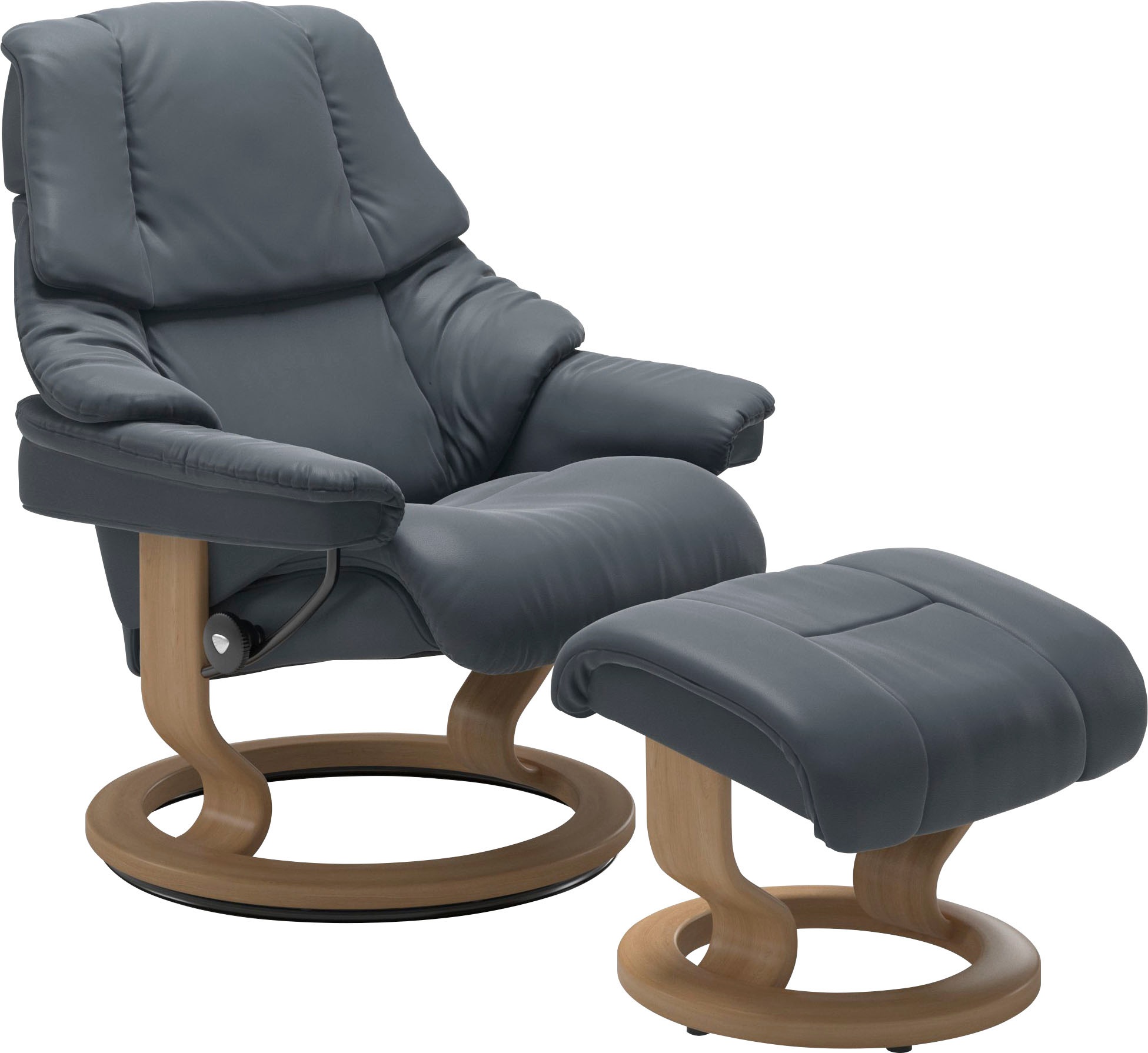 Thumbnail - Stressless Fußhocker "Reno" mit Classic Base, Gestell Eiche