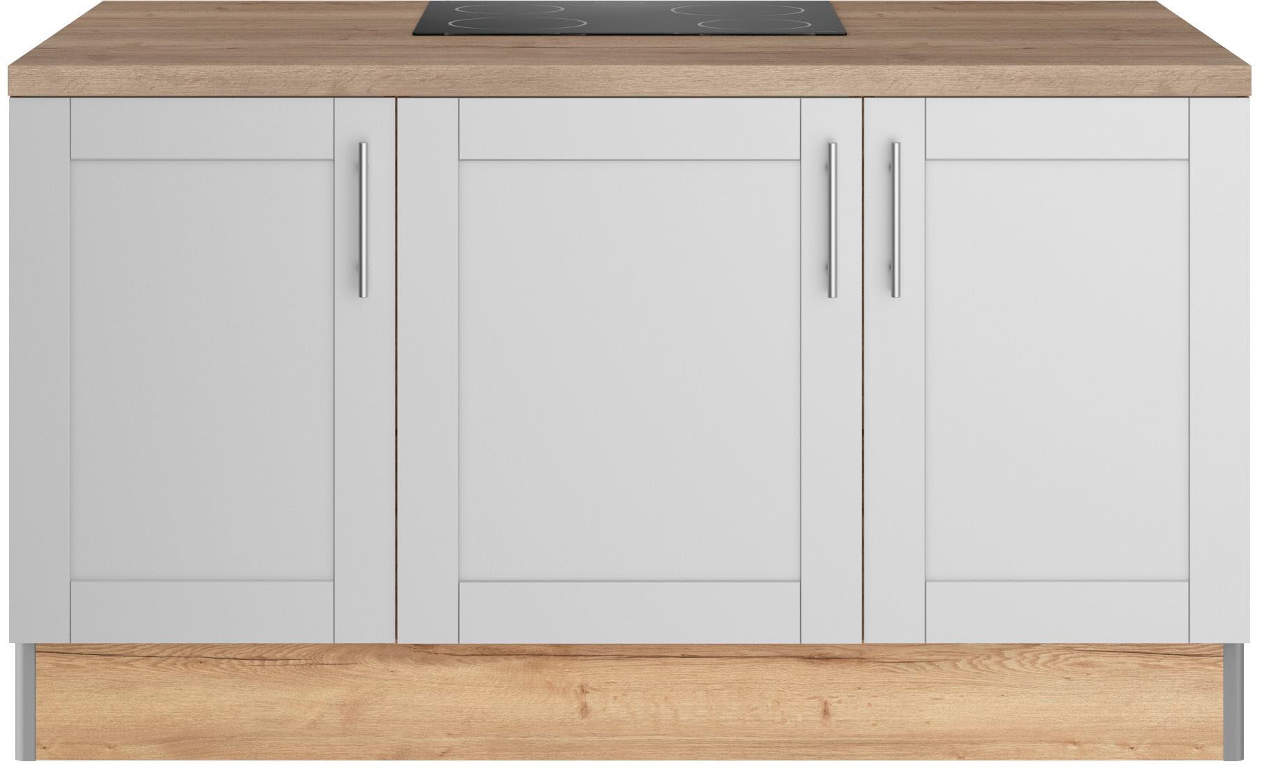KOCHSTATION Kochinsel "KS-Ahus", Kücheninsel, Breite 160 cm, wahlw. mit E-G günstig online kaufen