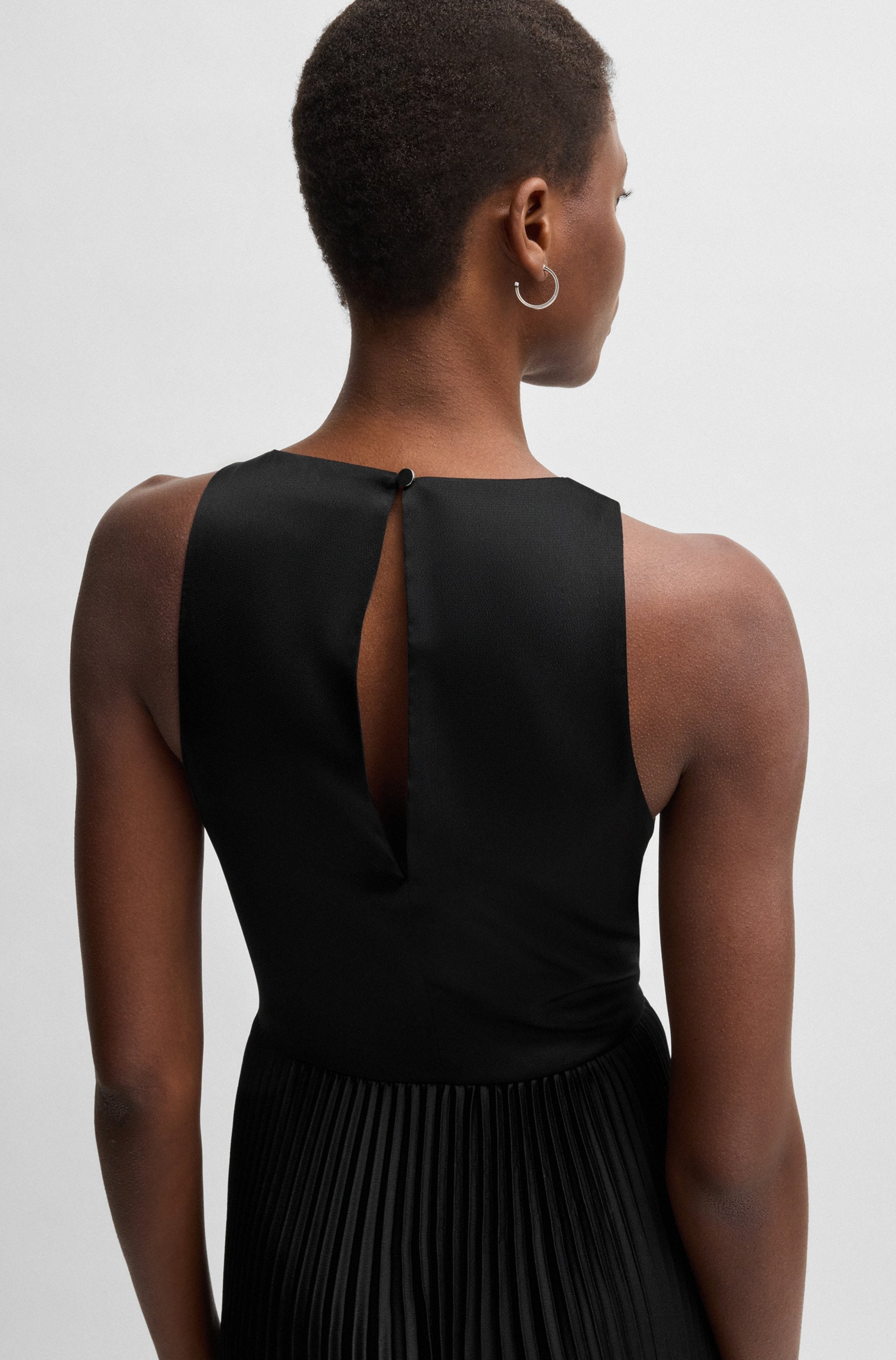 BOSS ORANGE Blusenkleid »C_Daliana«, mit Kellerfalten