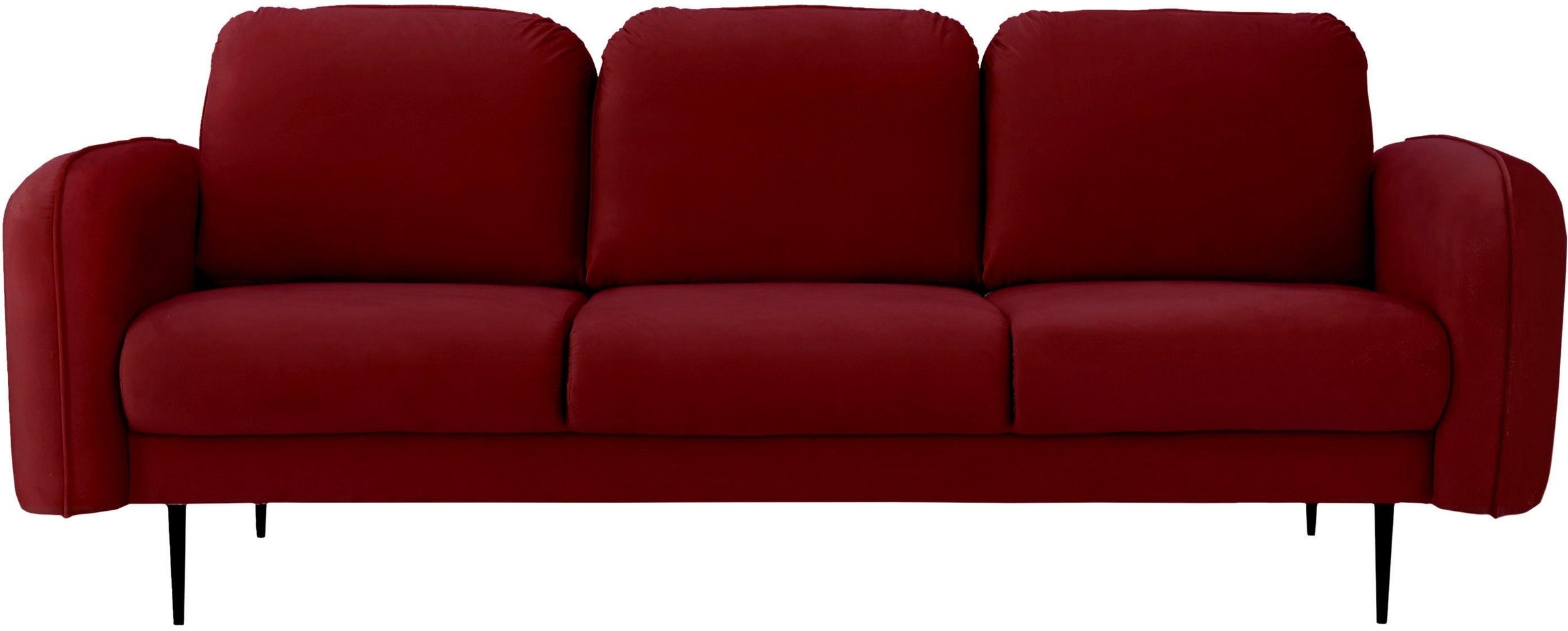 Home affaire 3-Sitzer "Skidi" mit losen Rückenkissen und Keder oben auf der günstig online kaufen