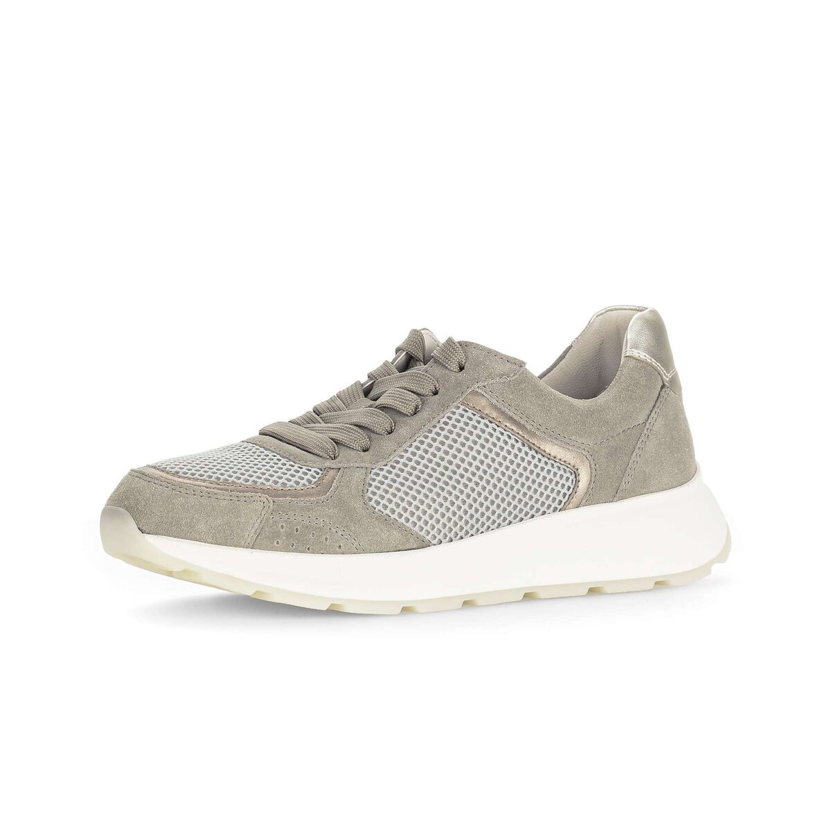 Sneaker GABOR "Sneaker low", Damen, Gr. 40,5, grün, Schuhe Sneaker