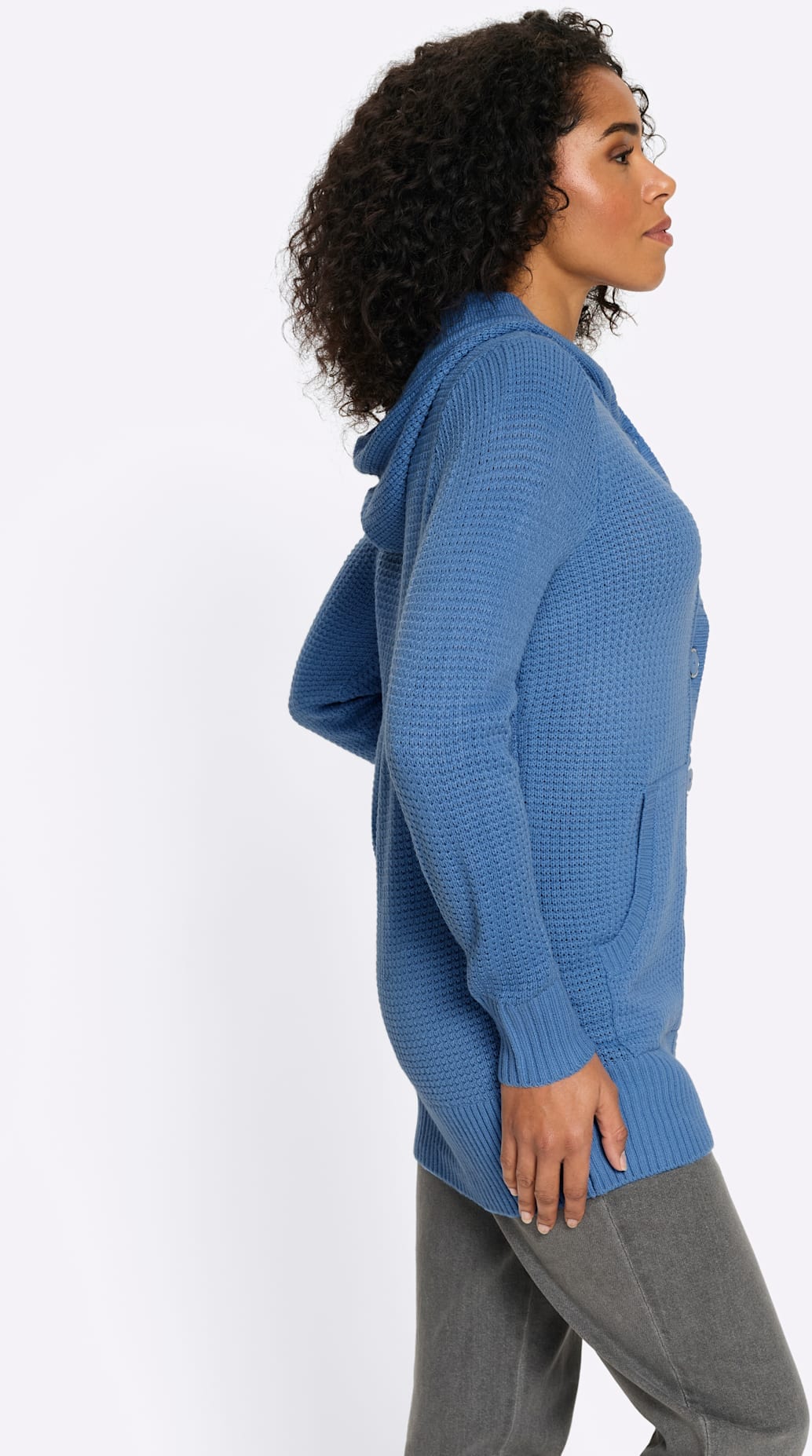 Classic Basics Kapuzenstrickjacke