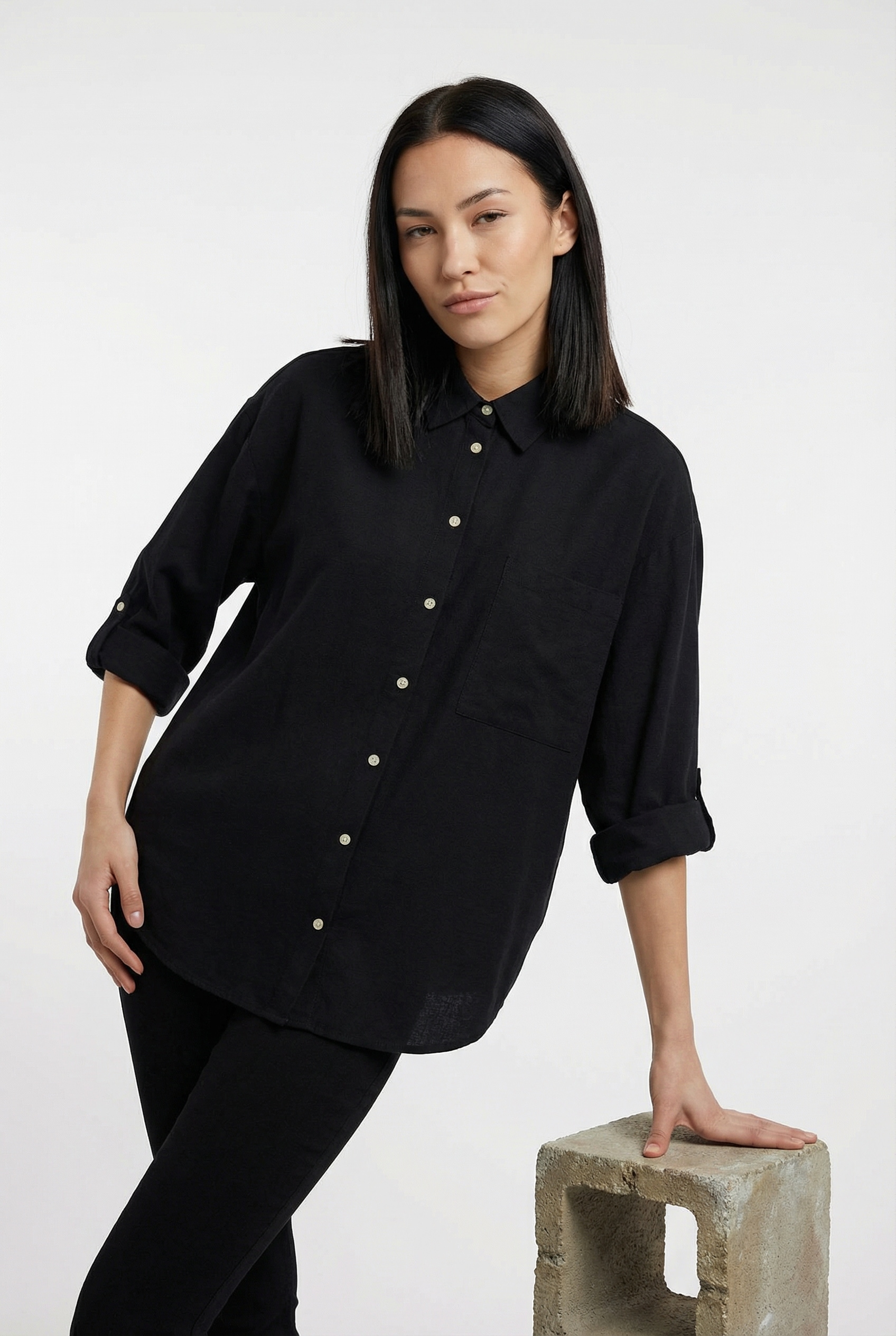 Vila Langarmbluse »VIPRISILLA L/S LOOSE SHIRT - NOOS«