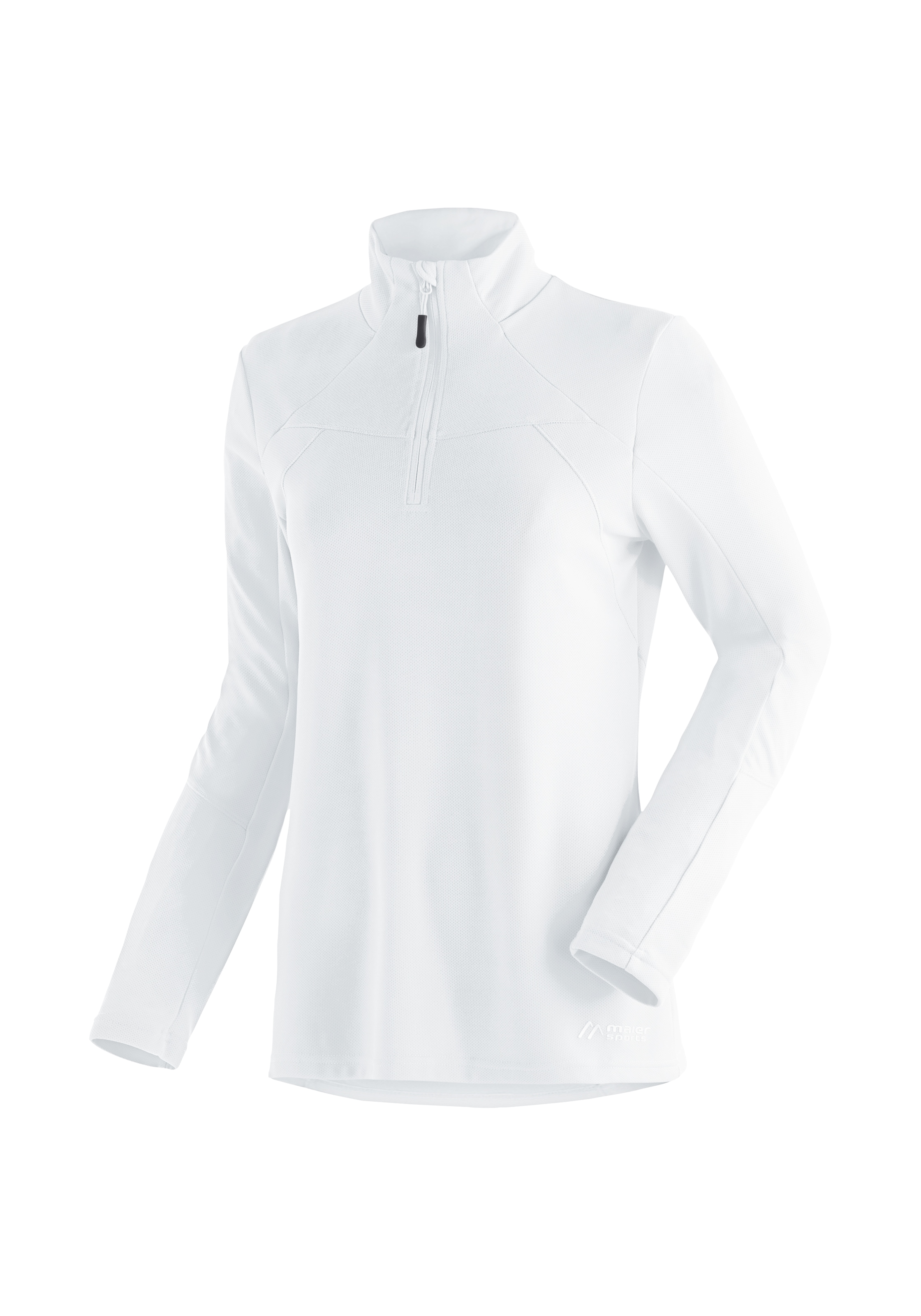 Maier Sports Funktionsshirt "Bianka", funktionaler Damen Midlayer für Outdoor Touren und Ausflüge