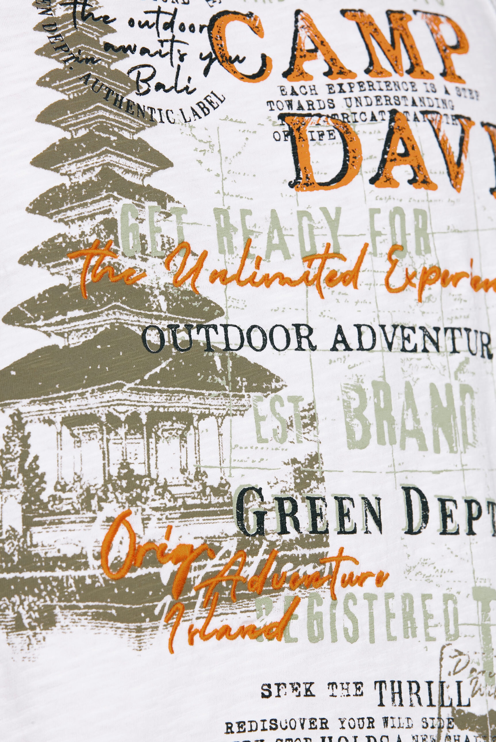 CAMP DAVID Tanktop, aus Baumwolle