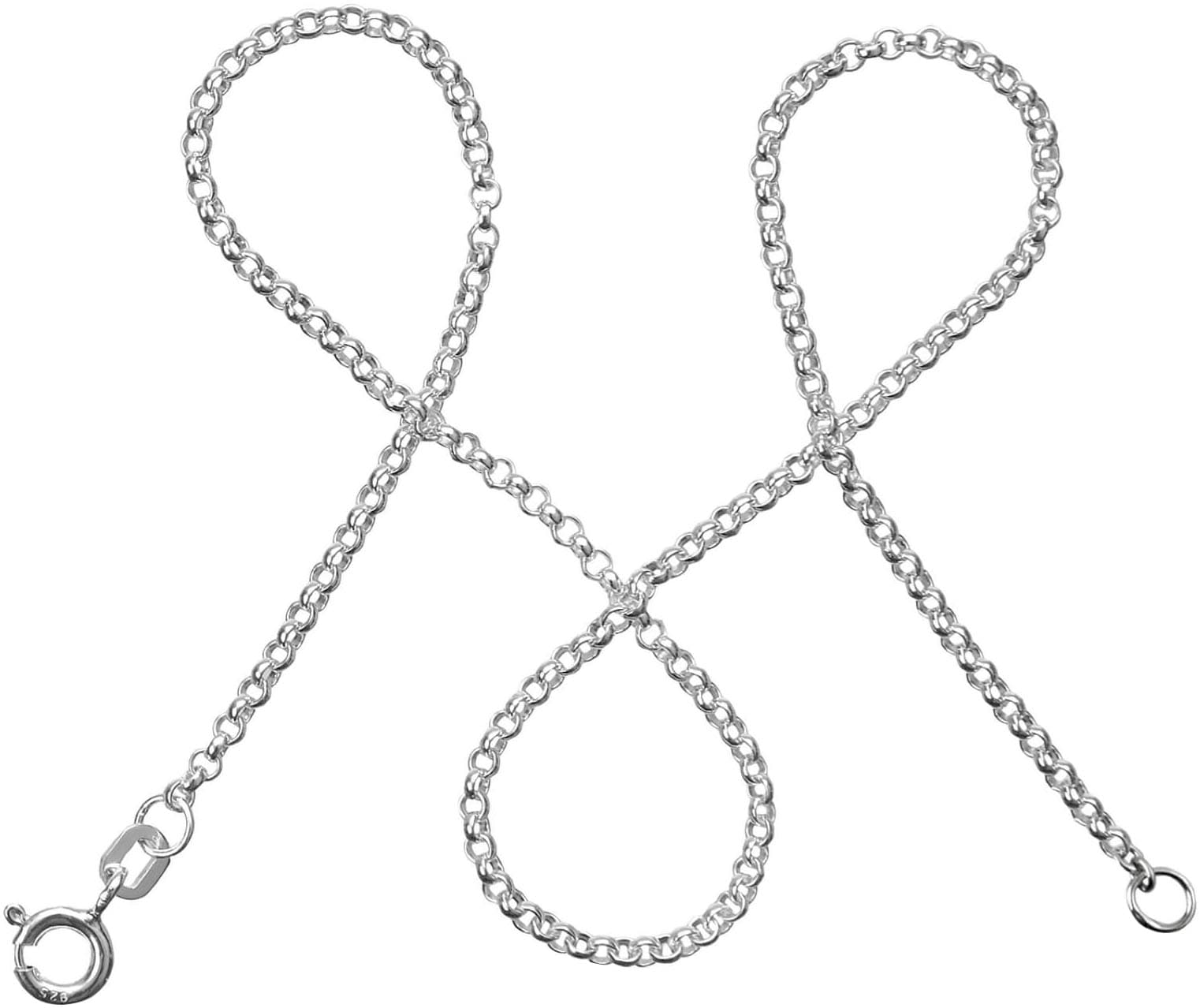 modabilé Collierkettchen »Schmuck Geschenk Silber 925 Halsschmuck Halskette Erbskette Tender«, (inkl. Putztuch), Made in Germany