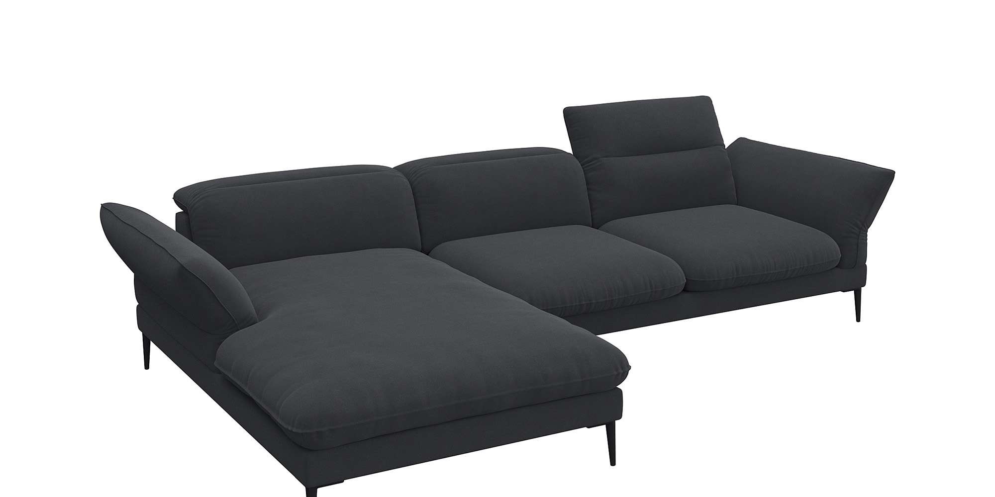 Ecksofa »Salino, Funktionssofa mit Recamiere, Relaxsofa, Ecksofa«, Sofa mit Arm- und...