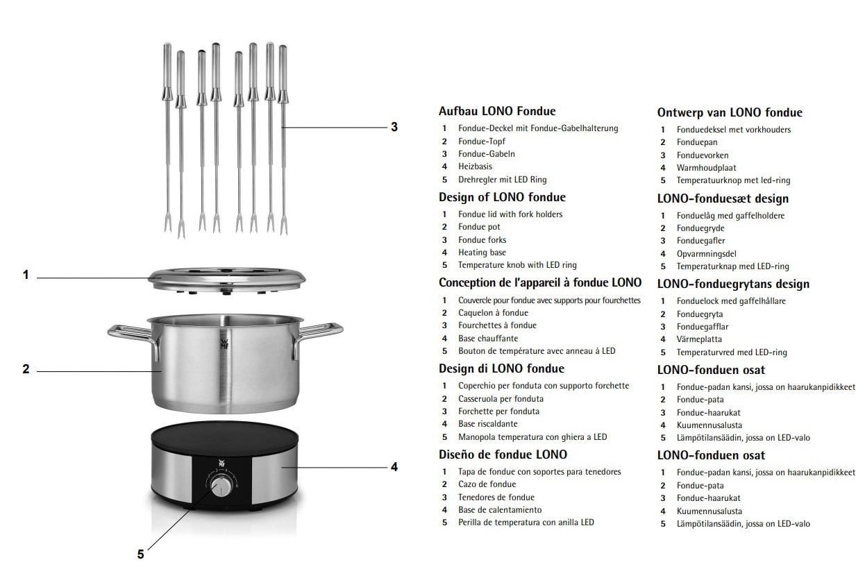 WMF Elektro-Fondue »LONO«