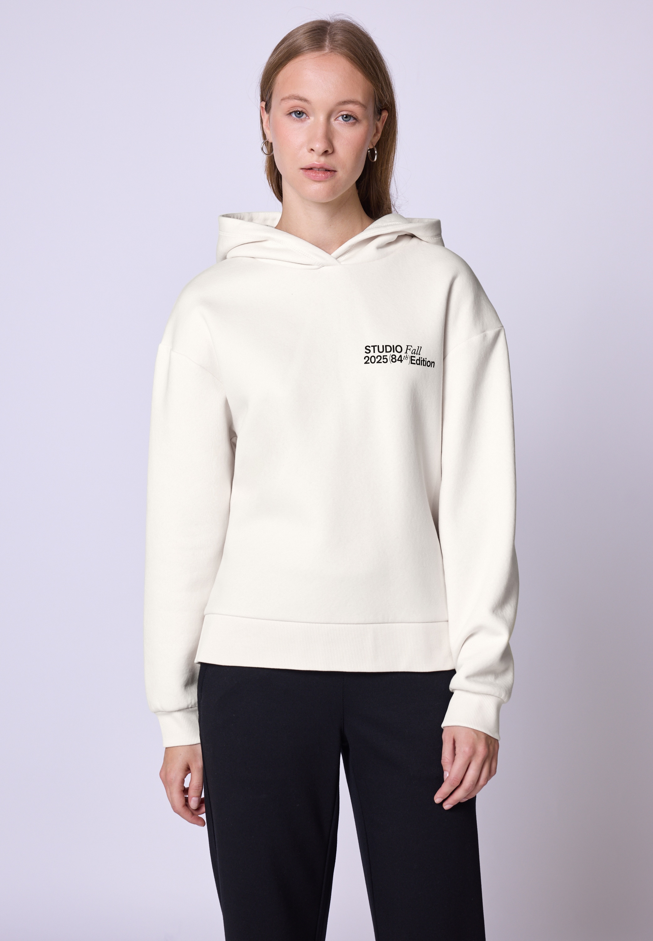 STREET ONE STUDIO Kapuzensweatshirt, im soften Baumwoll-Mix günstig online kaufen