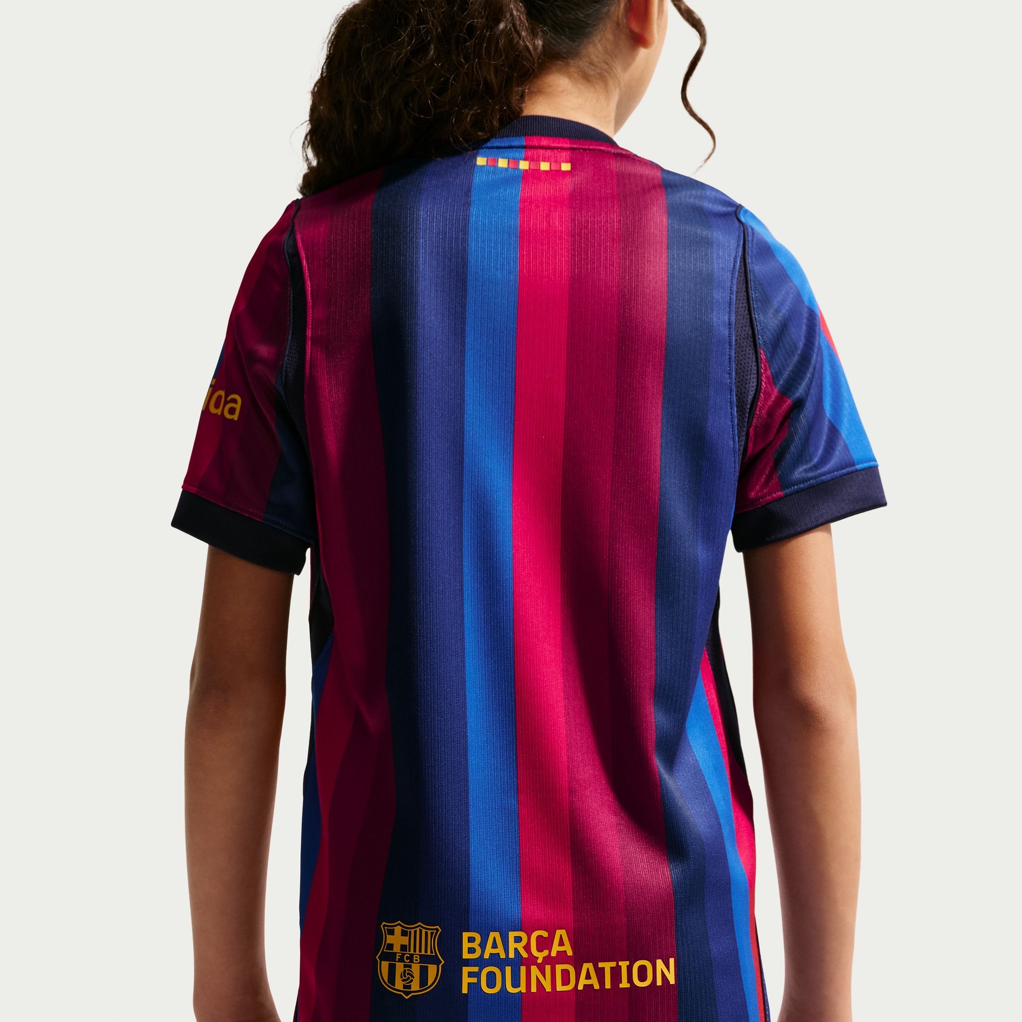 Nike Fußballtrikot »FCB Y NK DF JSY SS STAD HM« mit Rundhalsausschnitt, Kurzarm, aus Polyester