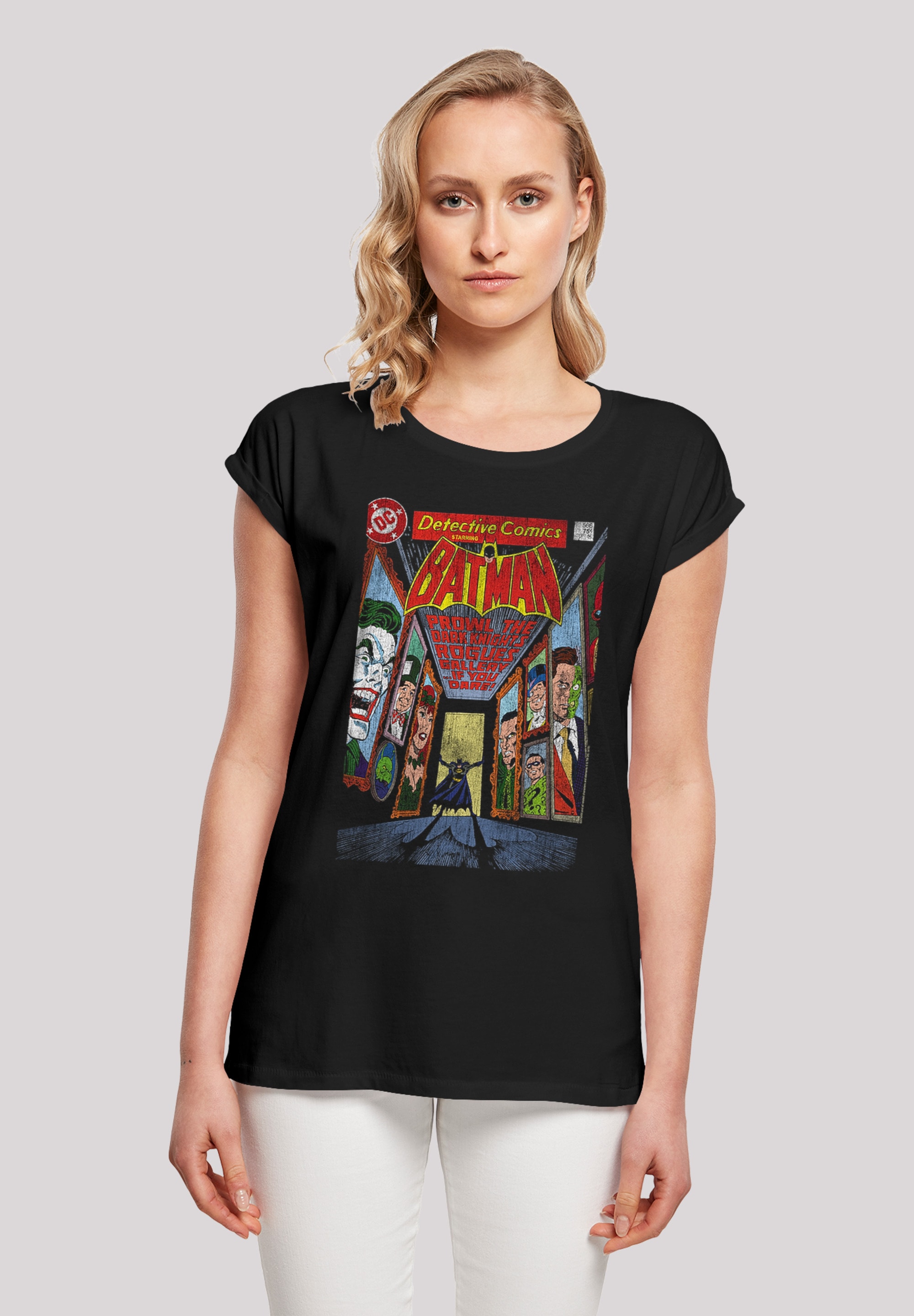 F4NT4STIC T-Shirt "DC Comics Batman Rogues Gallery Cover", Print