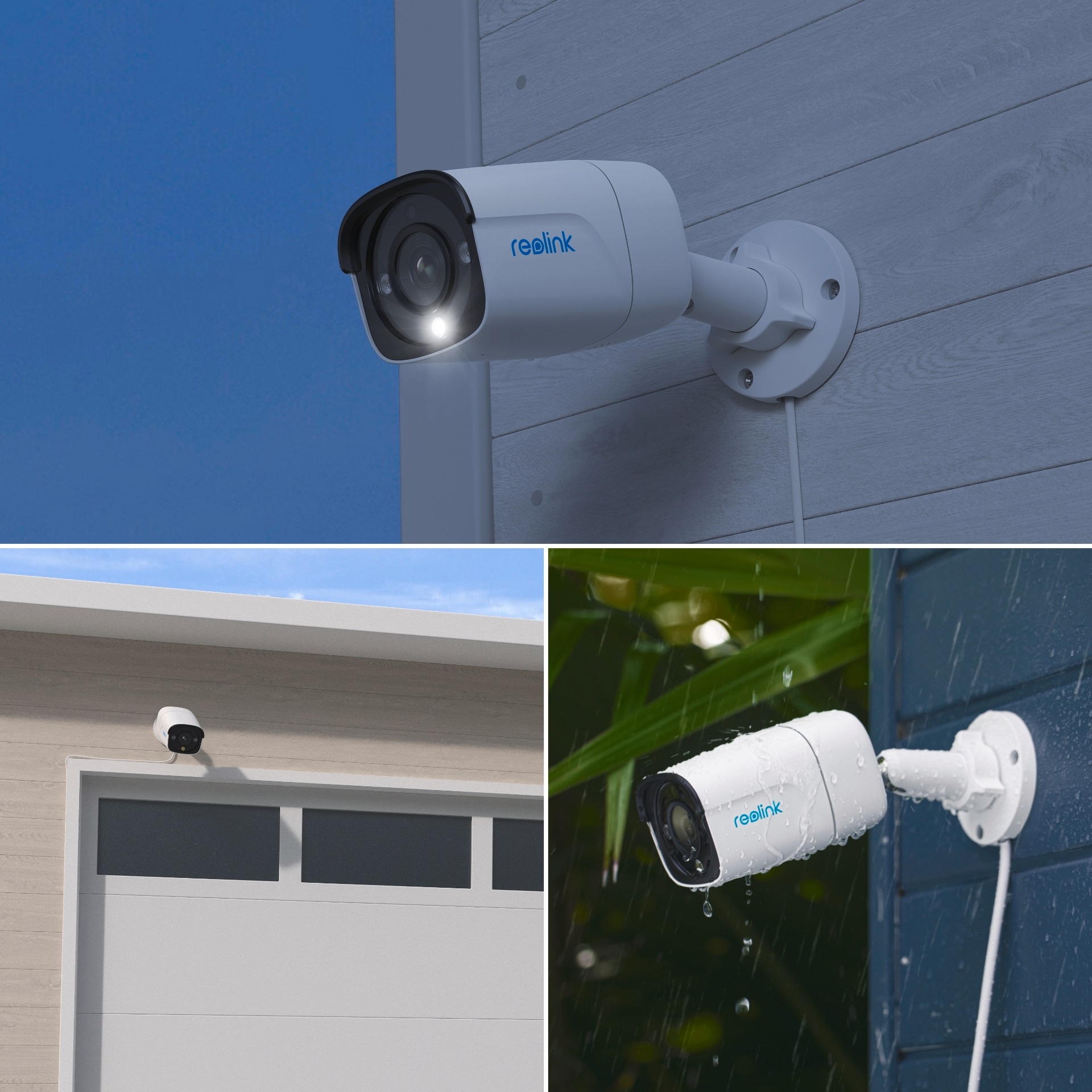 Reolink Überwachungskamera »P340 - 12MP PoE Überwachungskamera Aussen mit farbiger Nachtsicht«, Außenbereich, Personen-/Fahrzeug-/Haustiererkennung, Zwei-Wege-Audio, Zeitraffer
