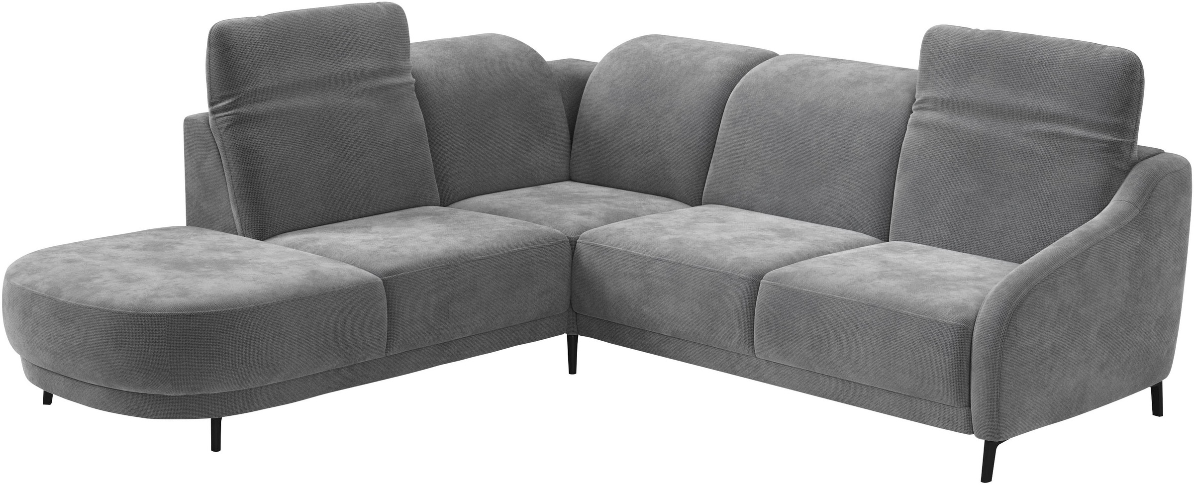 sit&more Ecksofa »Blues L-Form« wahlweise mit Klapptisch und USB