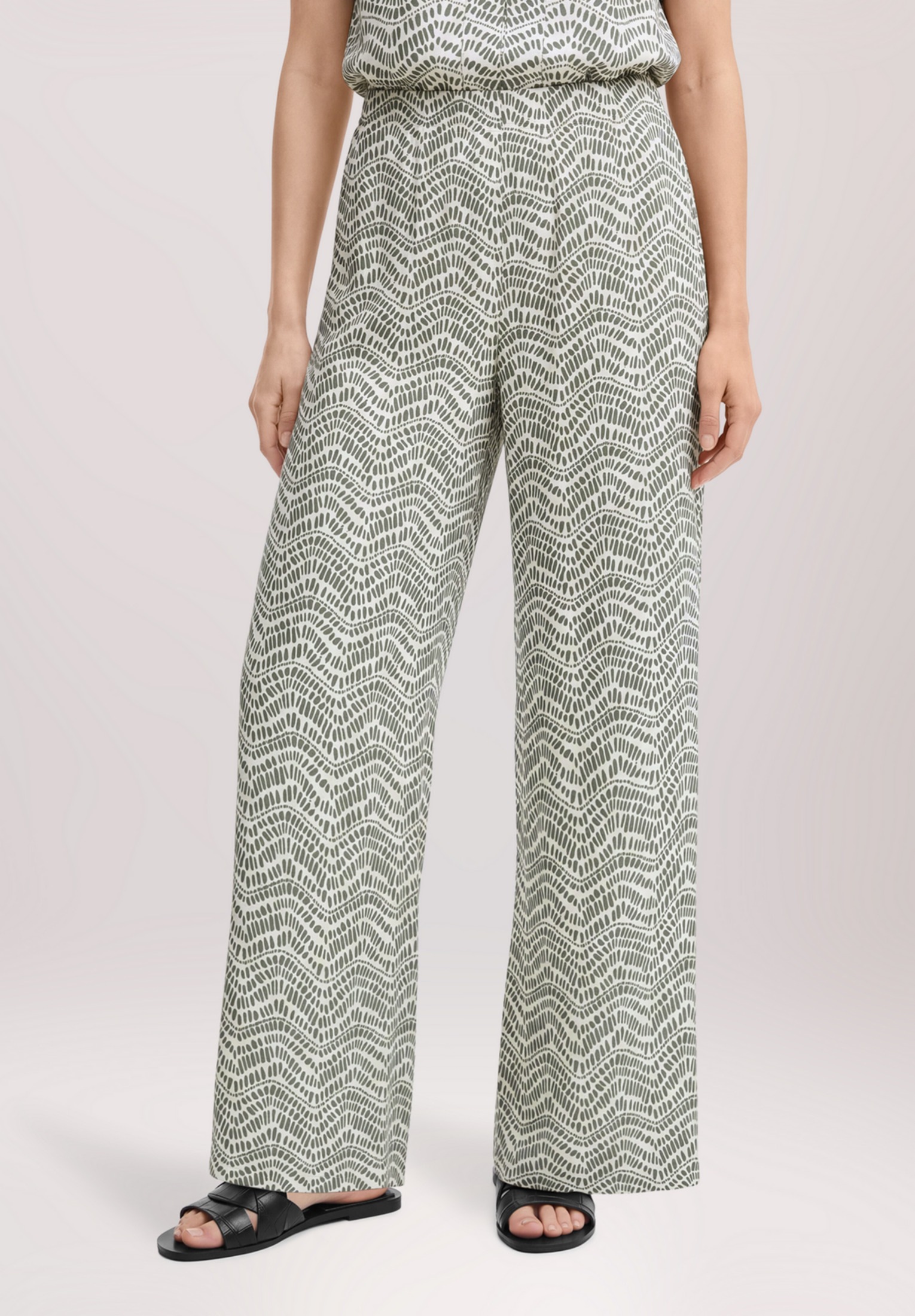 Cartoon Palazzohose »Damen mit Bindegürtel«