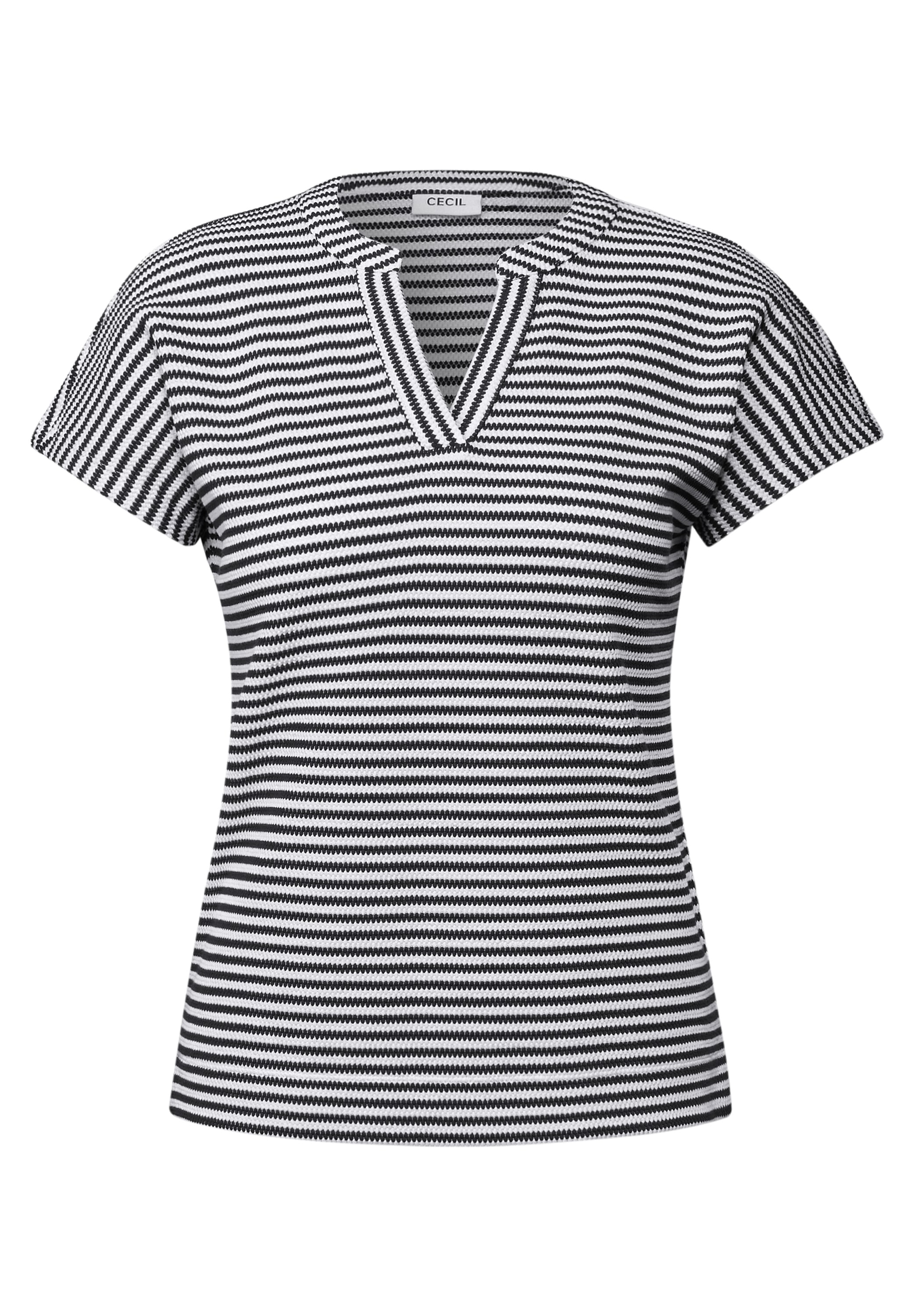 Cecil T-Shirt, bestehend aus einem Materialmix