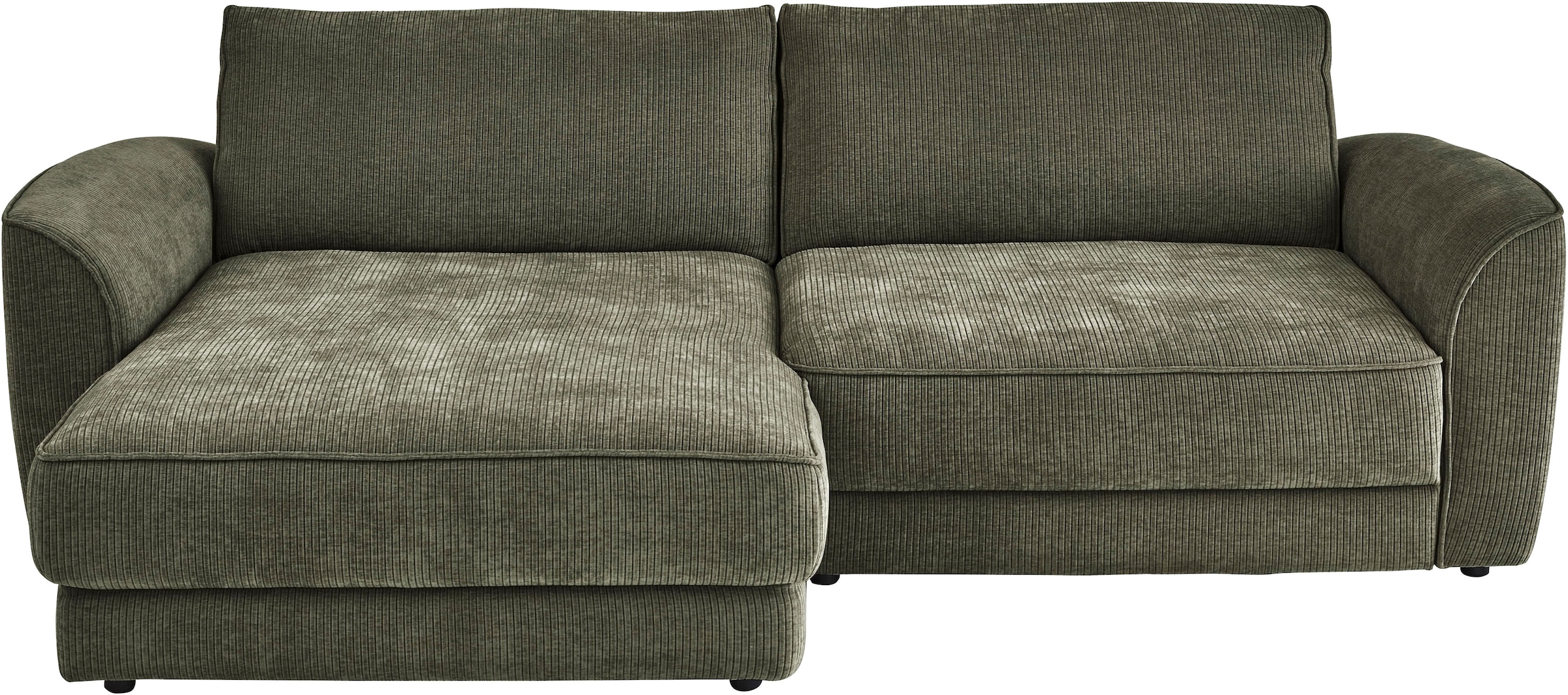 Die PlanBar Ecksofa »Ecksofa ZE-EM24138, L-Form, B: 264 cm« SoftSitz-Kaltschaumpolsterung, wahlweise mit Sitztiefenverstellung