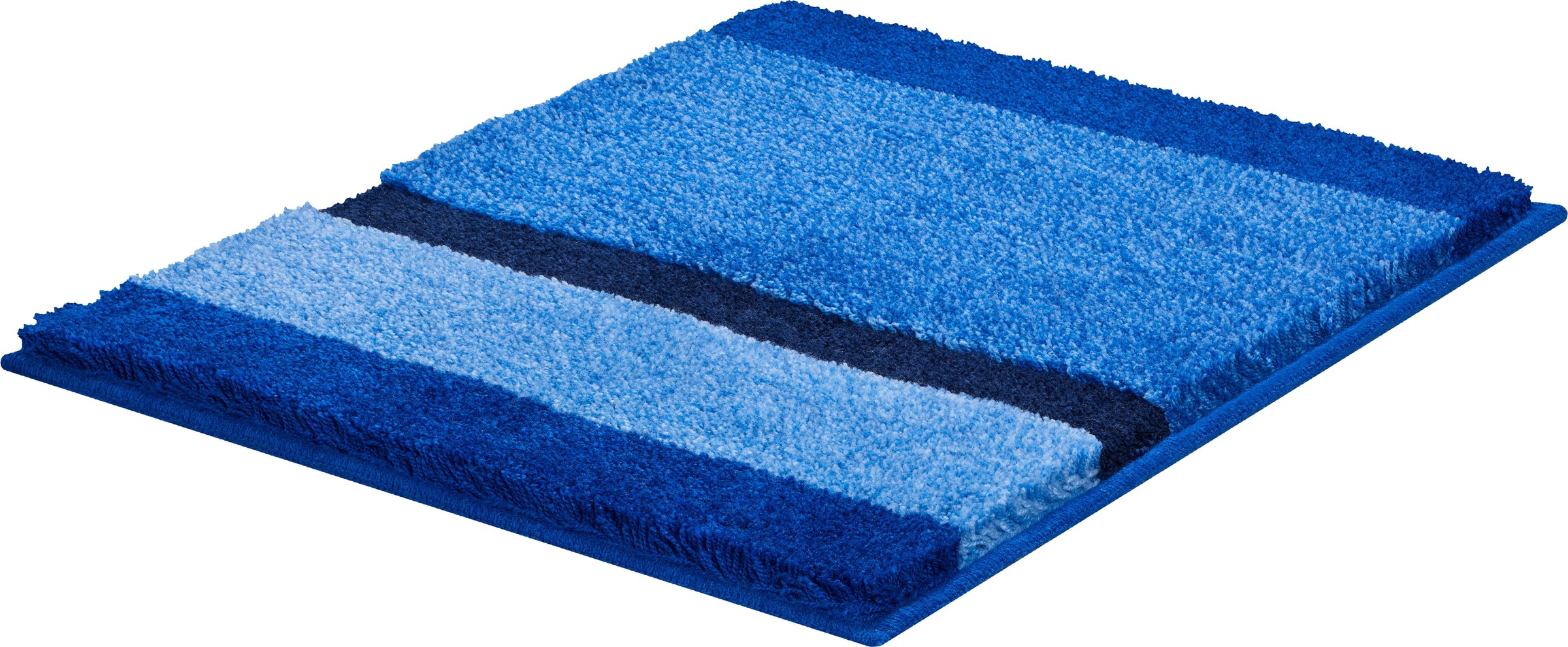 Grund "Room" Höhe 24 mm rutschhemmend beschichtet fußbodenheizungsgeeignet besonders dichter Flor, Badematte mit Streifen