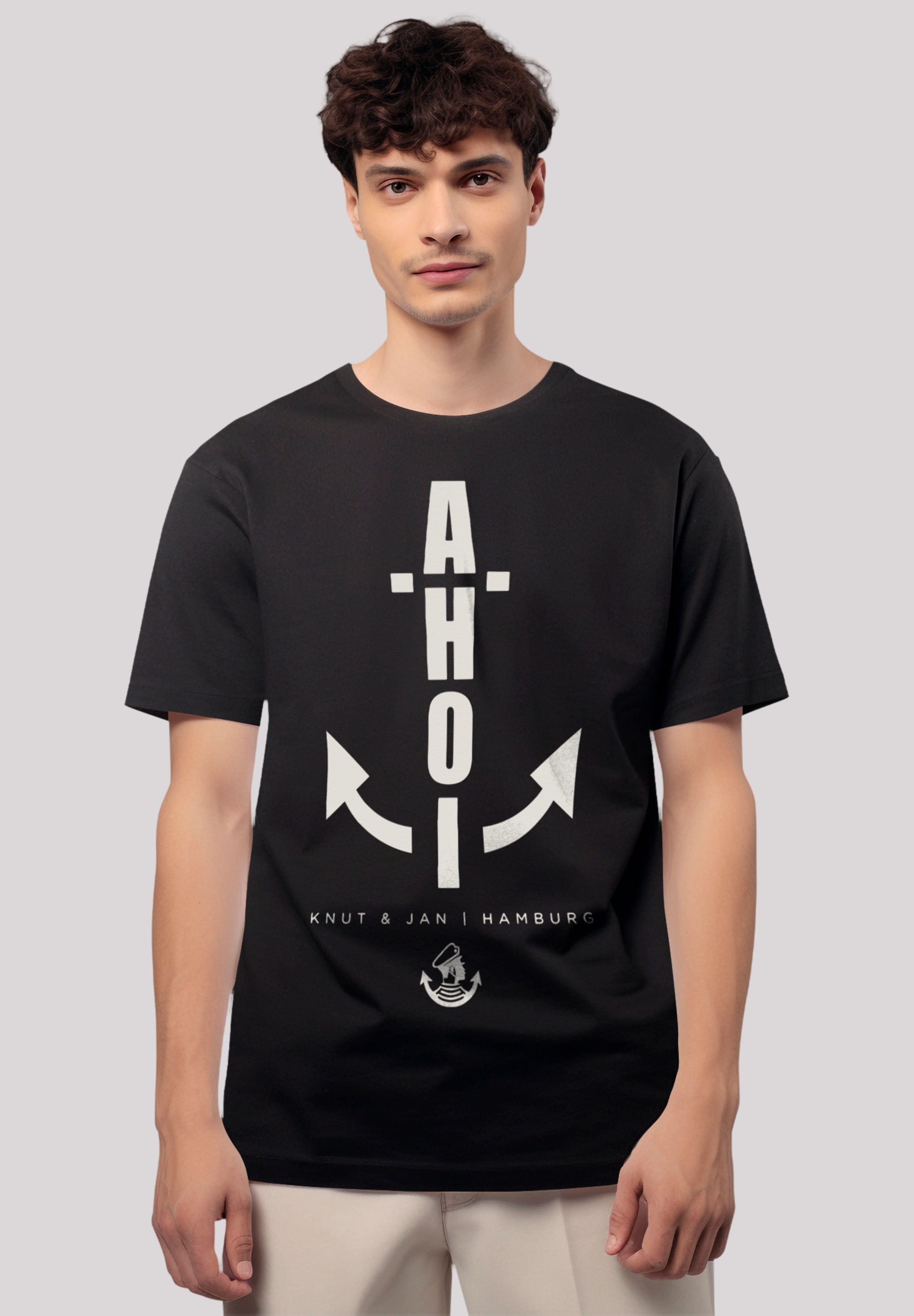 F4NT4STIC T-Shirt "Ahoi Anker Knut & Jan Hamburg", Premium Qualität günstig online kaufen