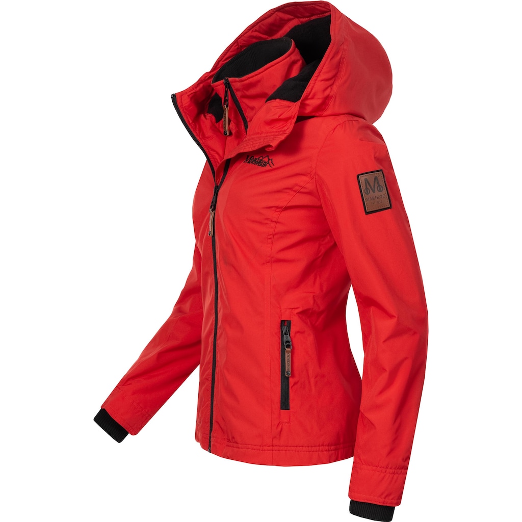 Marikoo Outdoorjacke »Erdbeere«, mit Kapuze, sportliche Funktionsjacke mit Kapuze