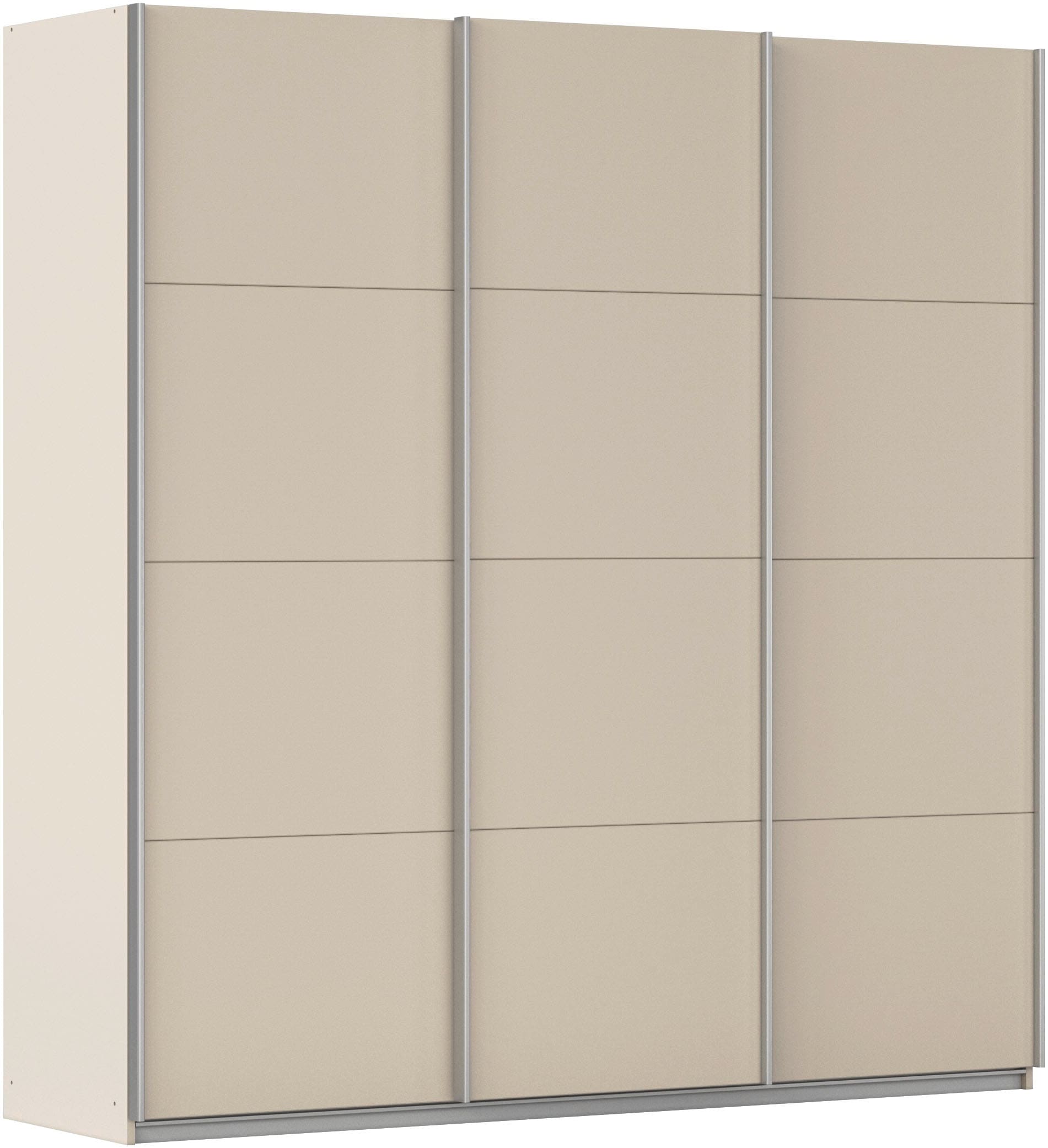 OTTO home Schwebetürenschrank "Kleiderschrank Schrank Garderobe AGORDO mit Dekor- oder Hochglanzfront" Breiten 203/271/315/360 cm in drei Griff-Farben - NEU: Farbe SCHWARZ, in 4 Breiten und 2 Höhen MADE IN GERMANY