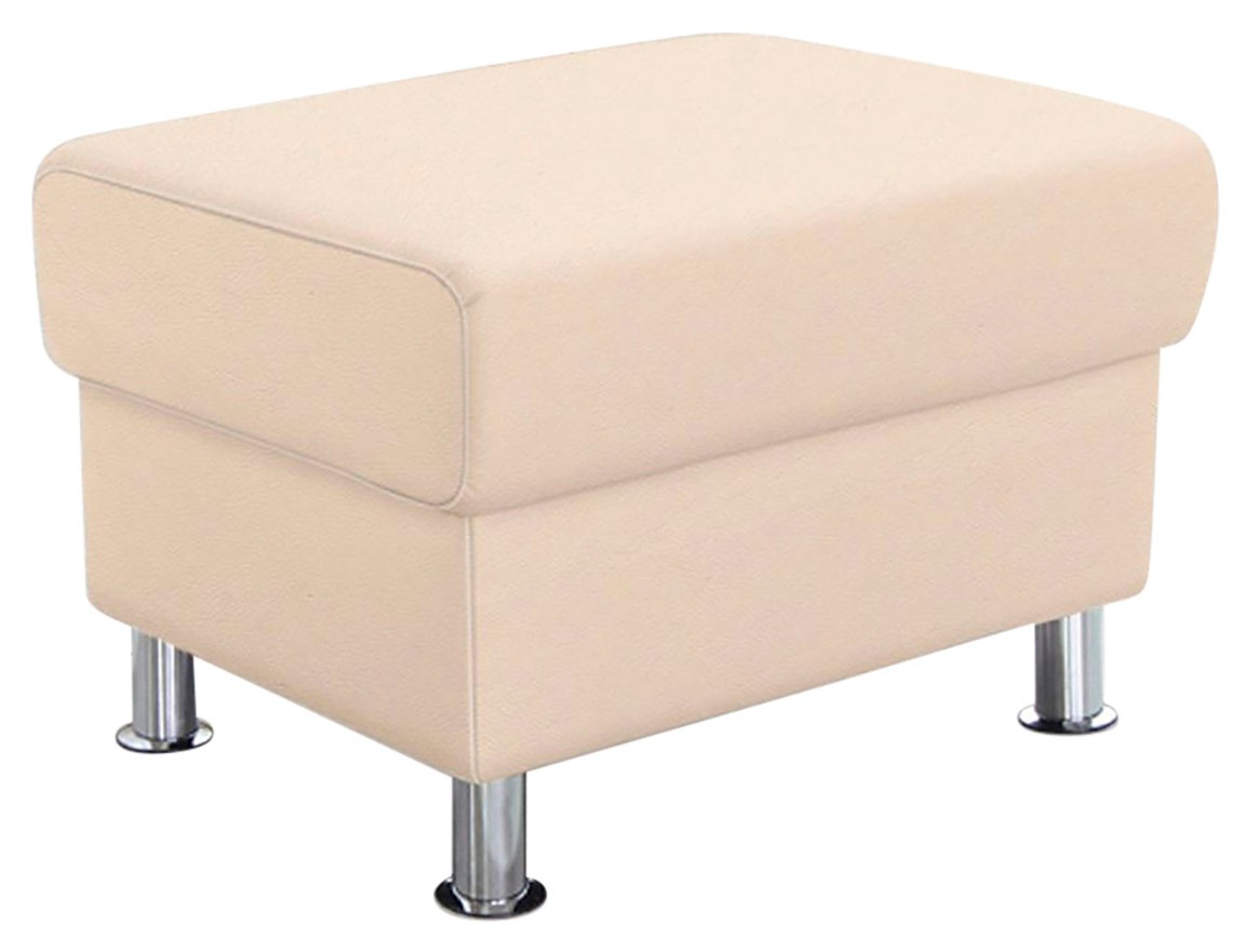 TRENDMANUFAKTUR Hocker "Rondo, Polsterhocker zur Serie, Breite 67 cm, Füße günstig online kaufen