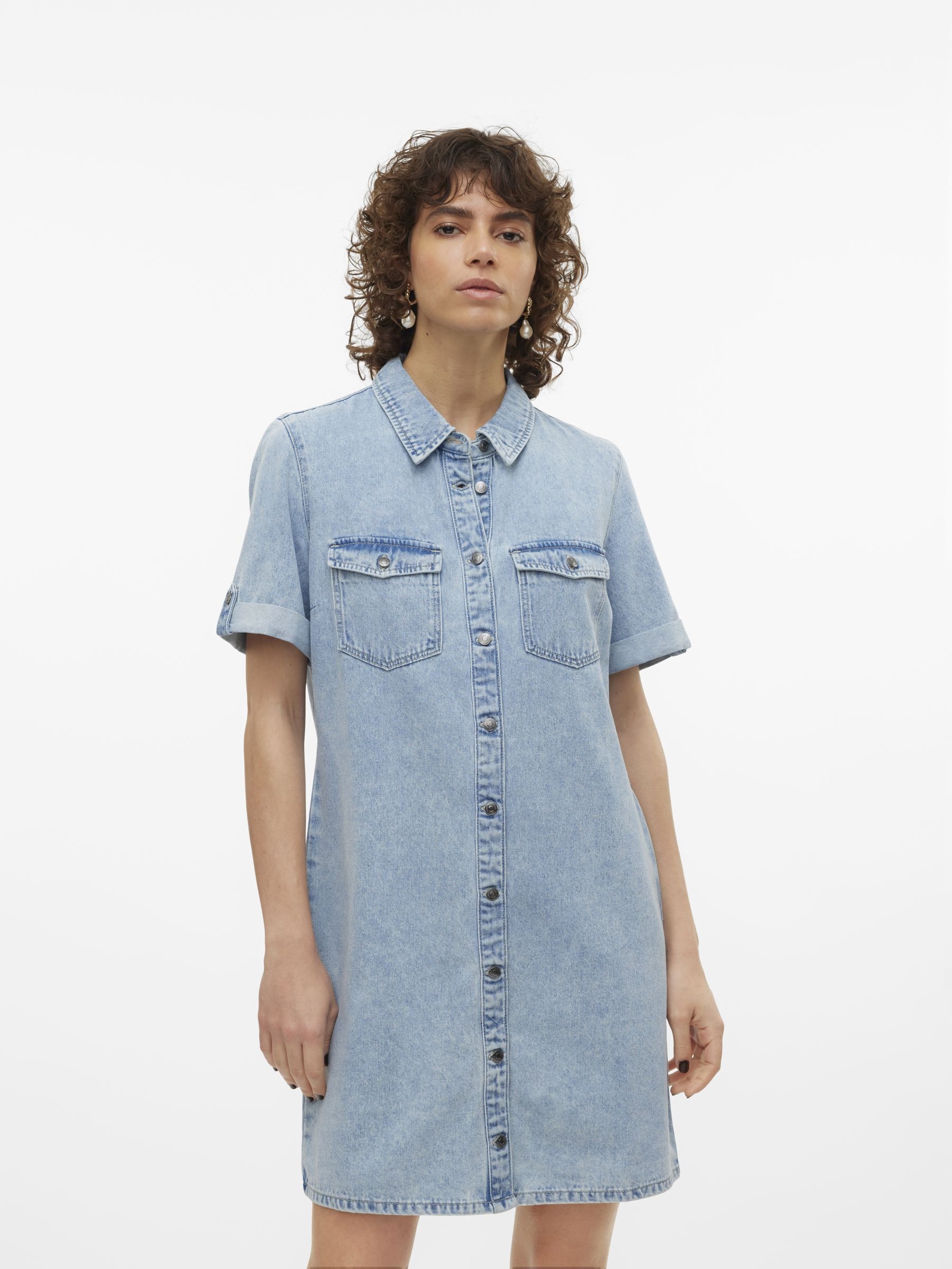 Jeanskleid »VMJENNIE SS SHORT DENIM DRESS NOOS«