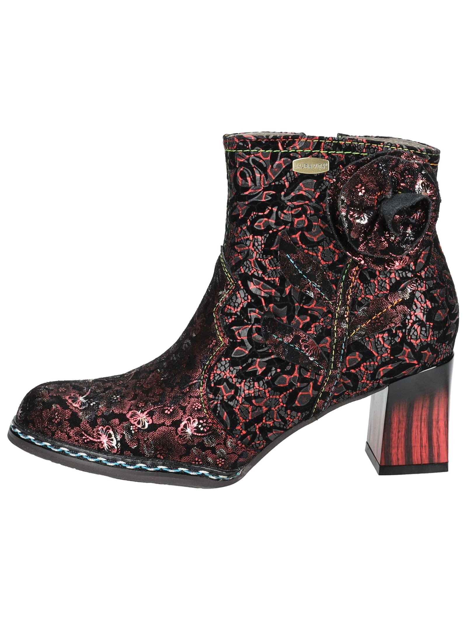 LAURA VITA Stiefelette "LAURA VITA Stiefelette Leder/Textil" günstig online kaufen