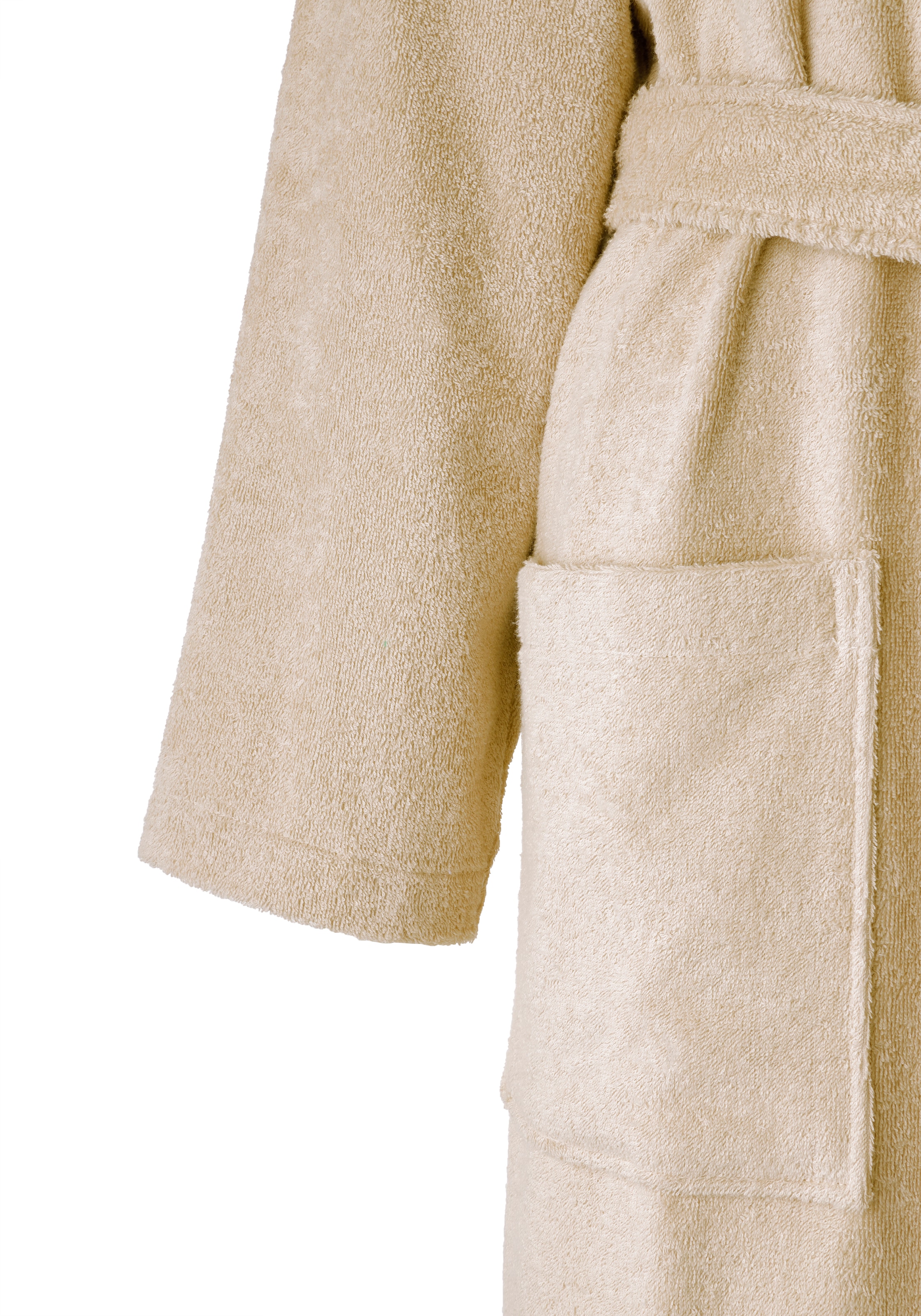 KangaROOS Unisex-Bademantel »Cassidy, für Damen & Herren, Standardlänge & Überlänge« 1 Stk. mit Taschen, Männer und Frauen, Baumwolle, Reise, Hotel, Sauna, S-3XL