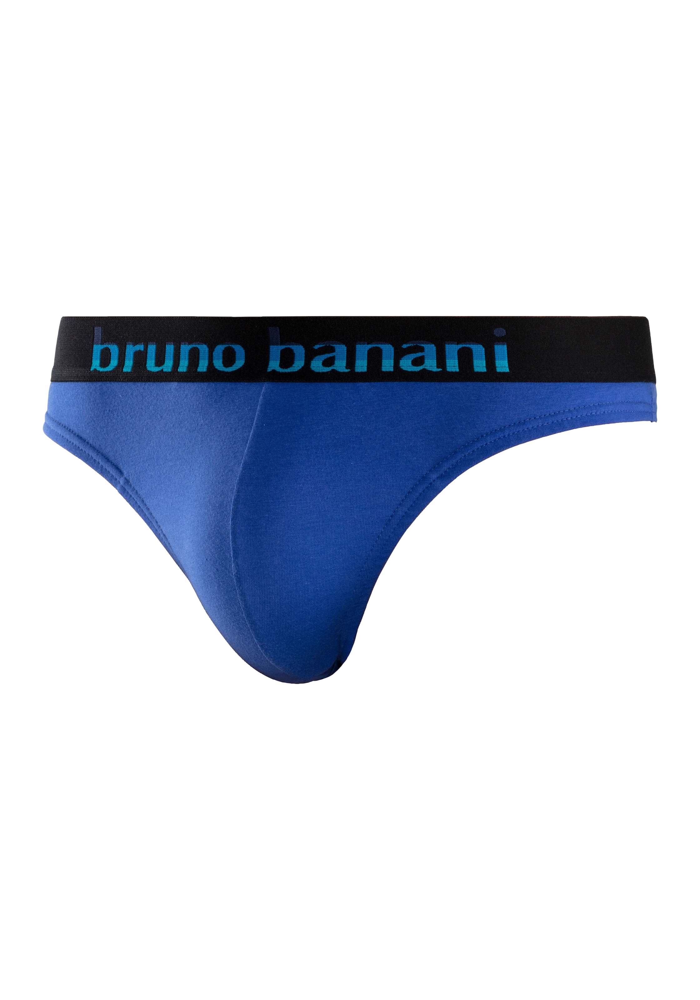 Bruno Banani String, (Packung, 5 St.), mit Streifen Logo Webbund