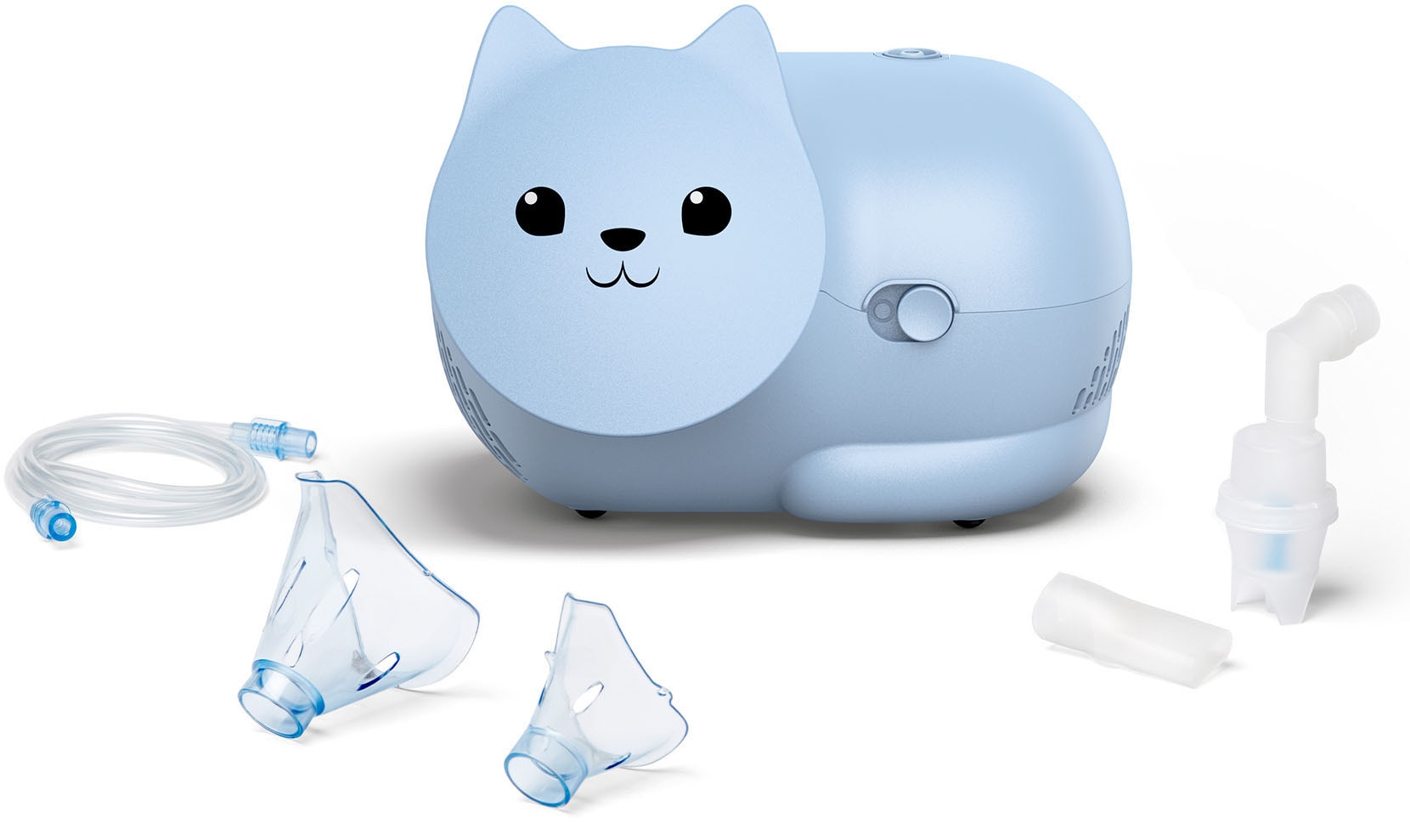 Omron Inhalationsgerät »Nami Cat, effiziente Behandlung von Atemwegserkrankungen bei Kindern« kinderfreundliches Inhalationsgerät