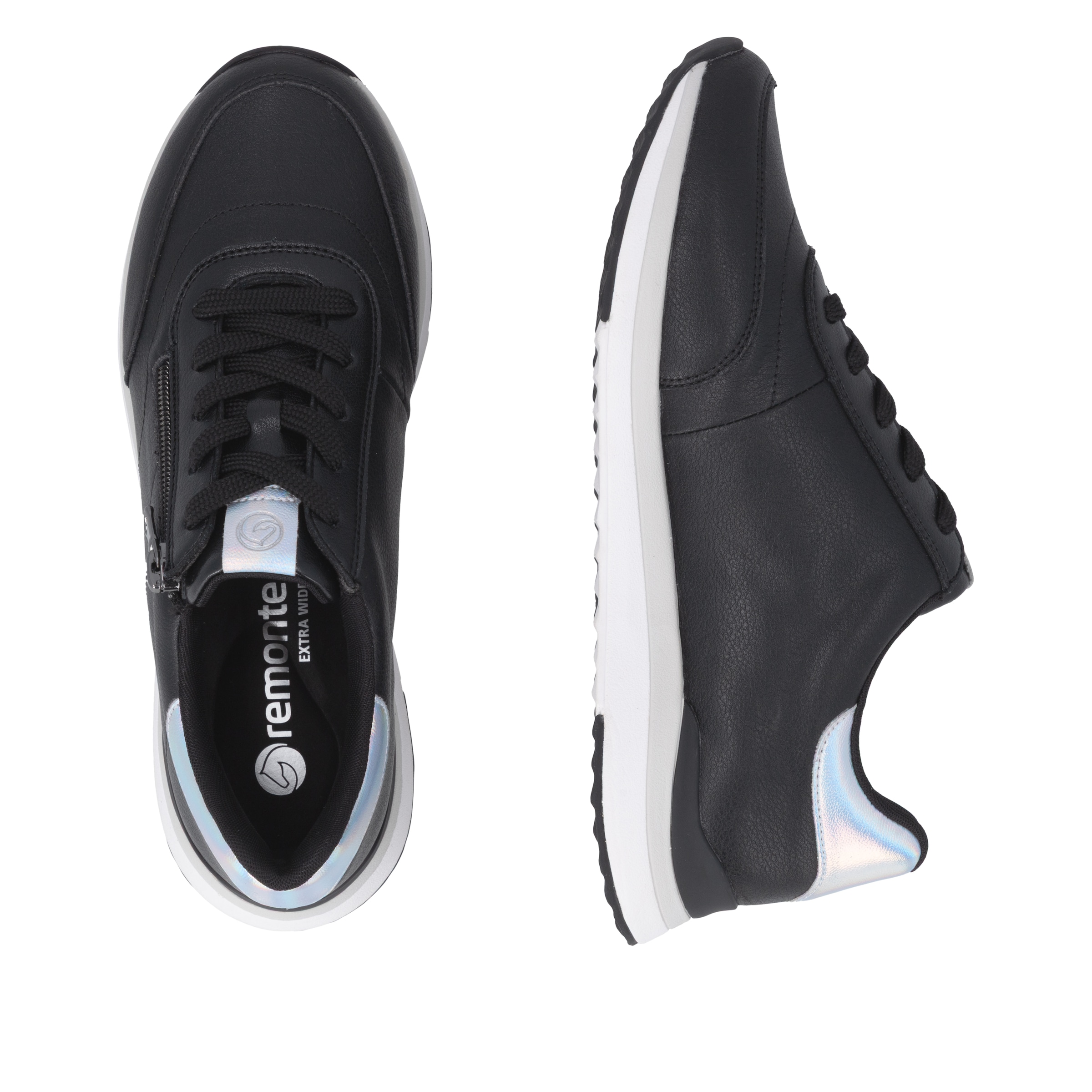 Remonte Plateausneaker  Schnürschuh, Halbschuh, Freizeitsneaker mit gepolstertem Schaftrand