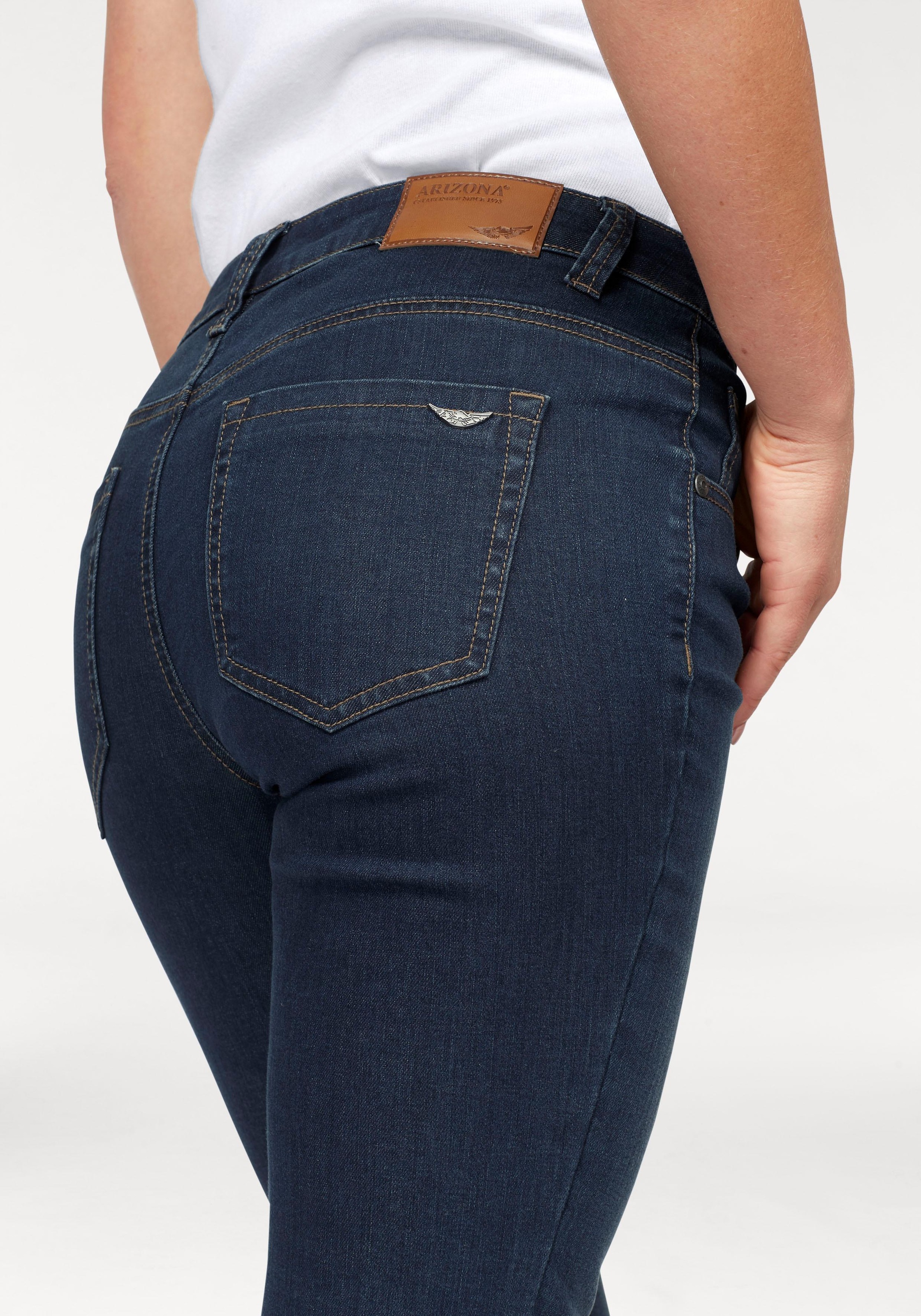 Thumbnail - Arizona Slim-fit-Jeans "Curve-Collection" hohe Leibhöhe, Five-Pocket-Design, Zip-Fly