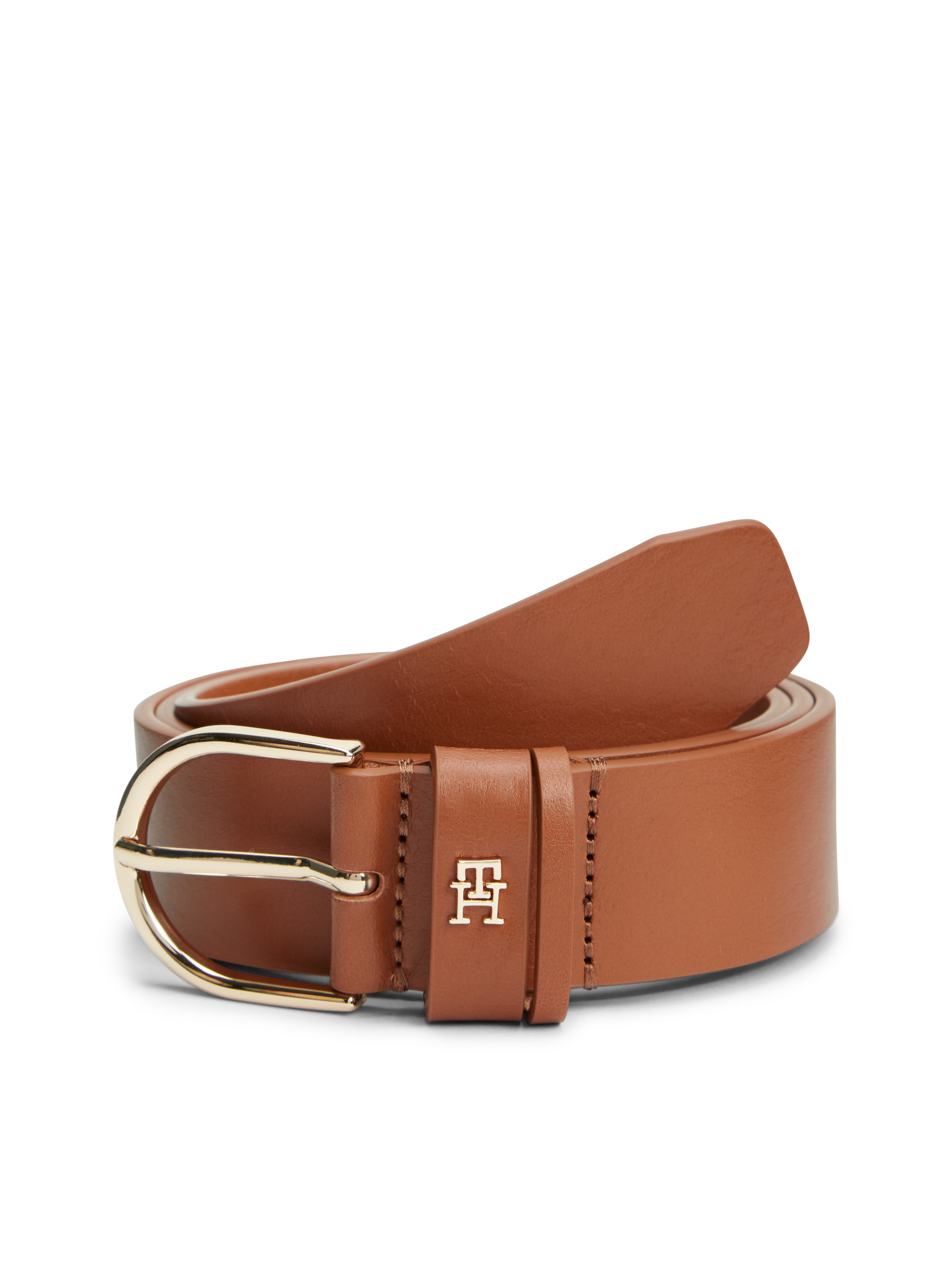Tommy Hilfiger Ledergürtel »ESSENTIAL EFFORTLESS 3,5 cm breit« Damengürtel, 3,5 cm breit, casual und Jeans, ovale Einfachdornschließe