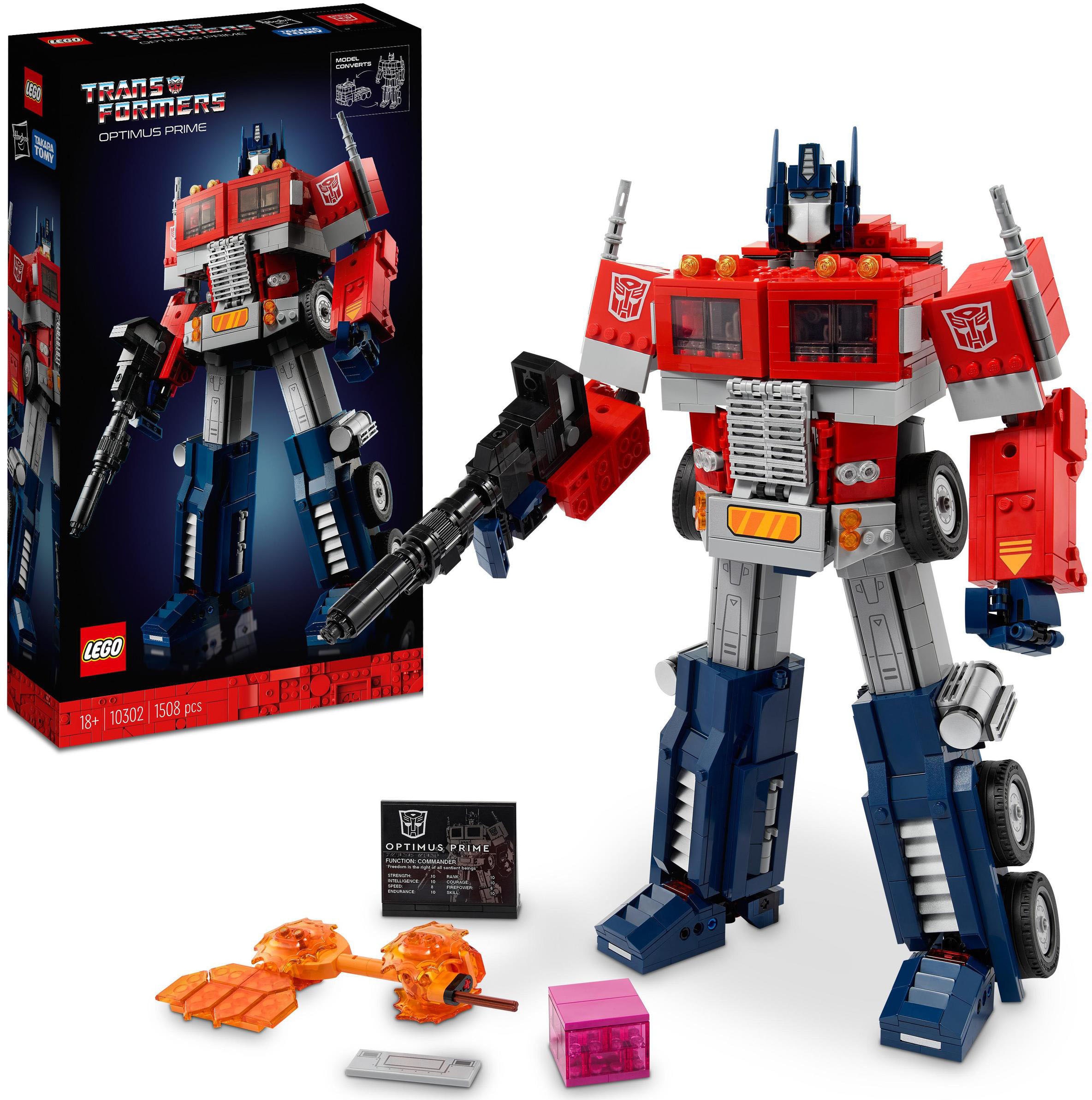 Konstruktionsspielsteine »Optimus Prime (10302), LEGO® Icons«, (1508 St.), Made in Europe