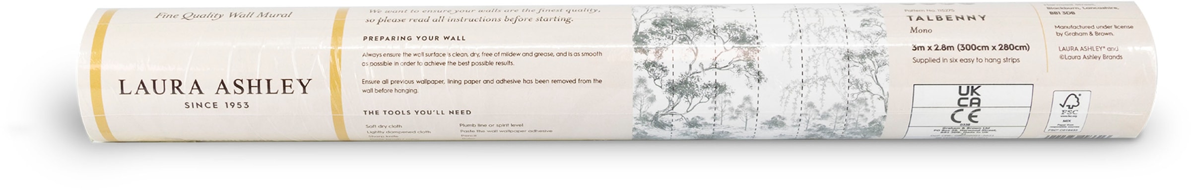 LAURA ASHLEY Fototapete »Talbenny«, Motiv, Motiv