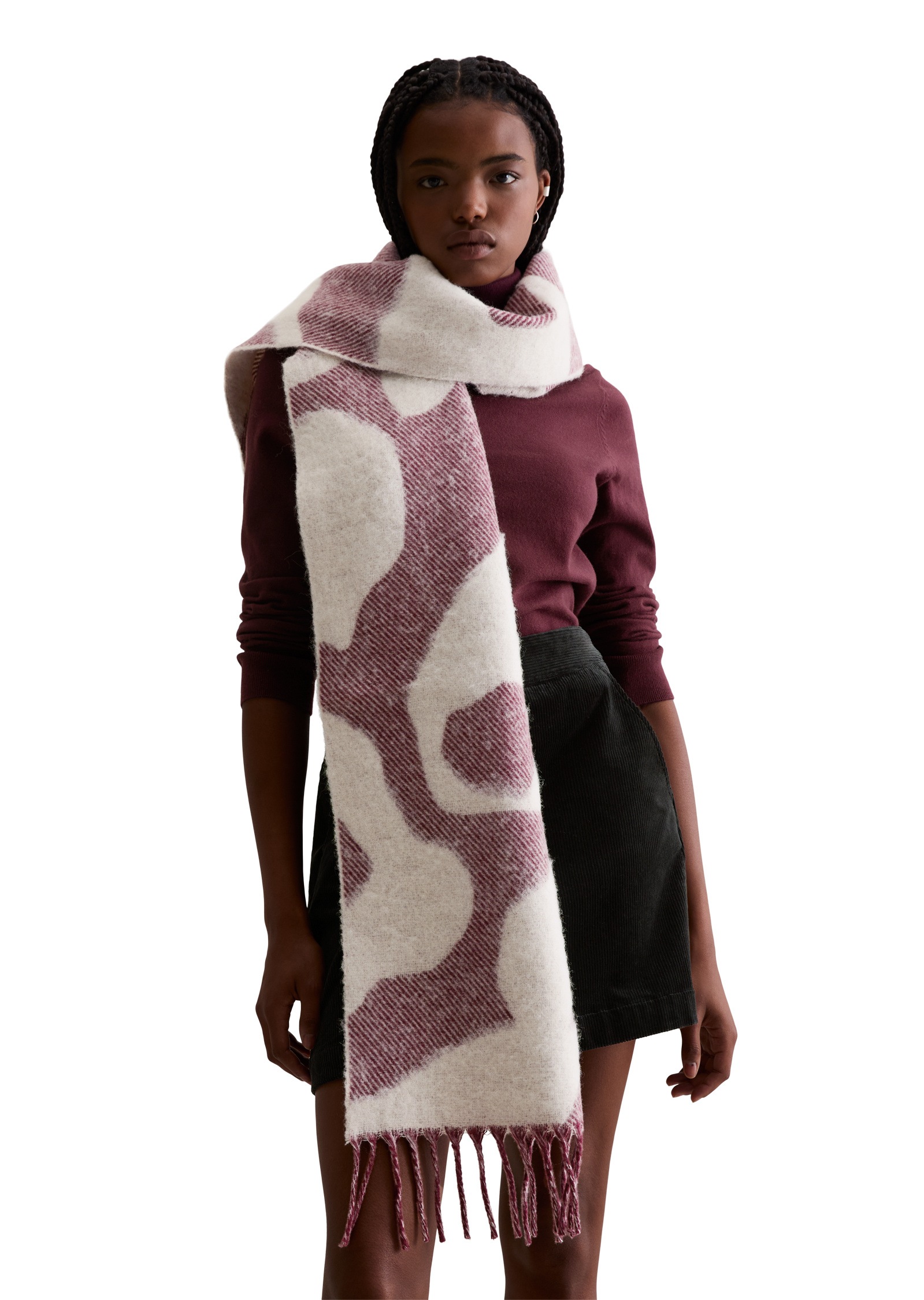 Thumbnail - Marc OPolo DENIM Schal "aus Schurwolle-Alpakawolle-Mix"