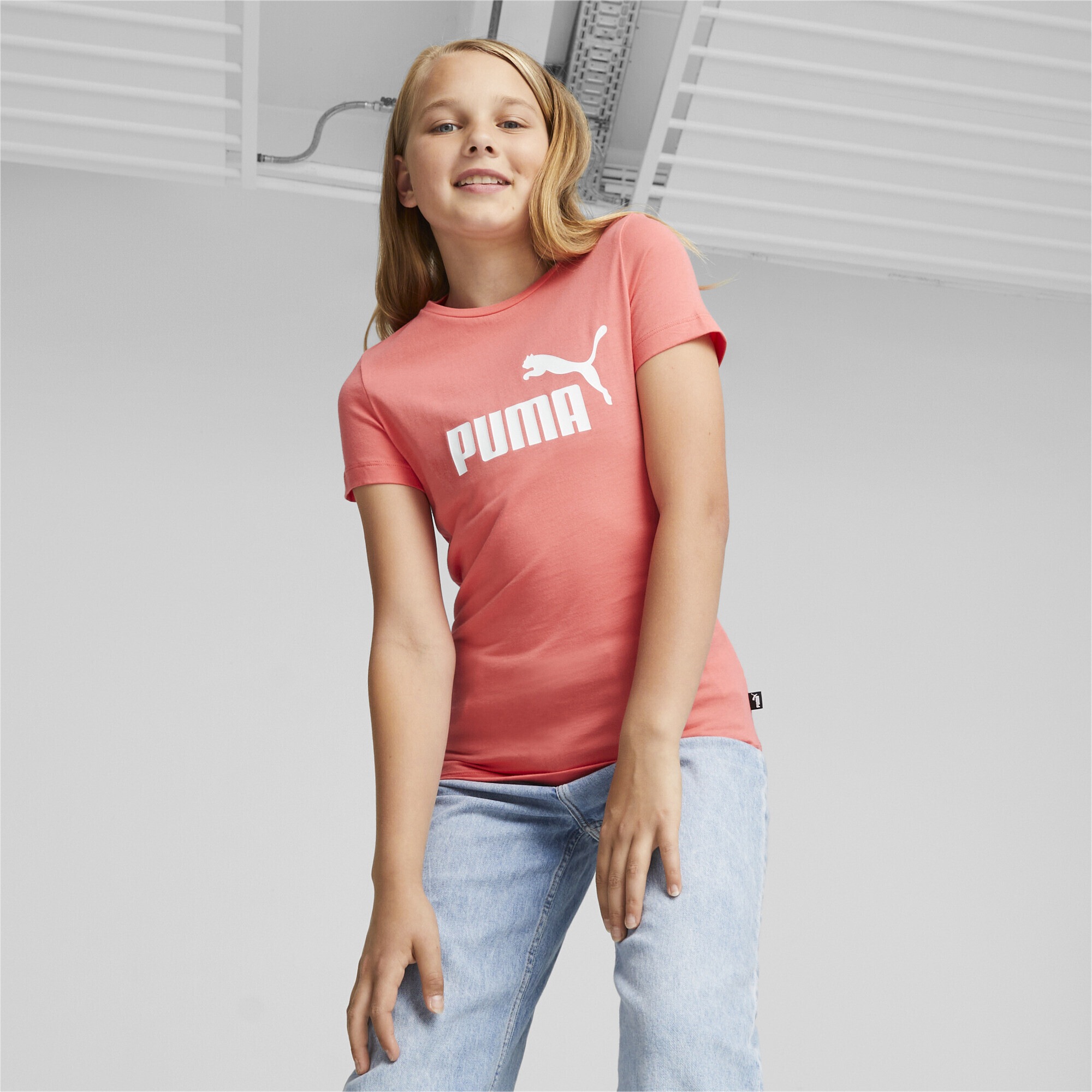 PUMA T-Shirt »Essentials Jugend T-Shirt kaufen Logo« BAUR | mit
