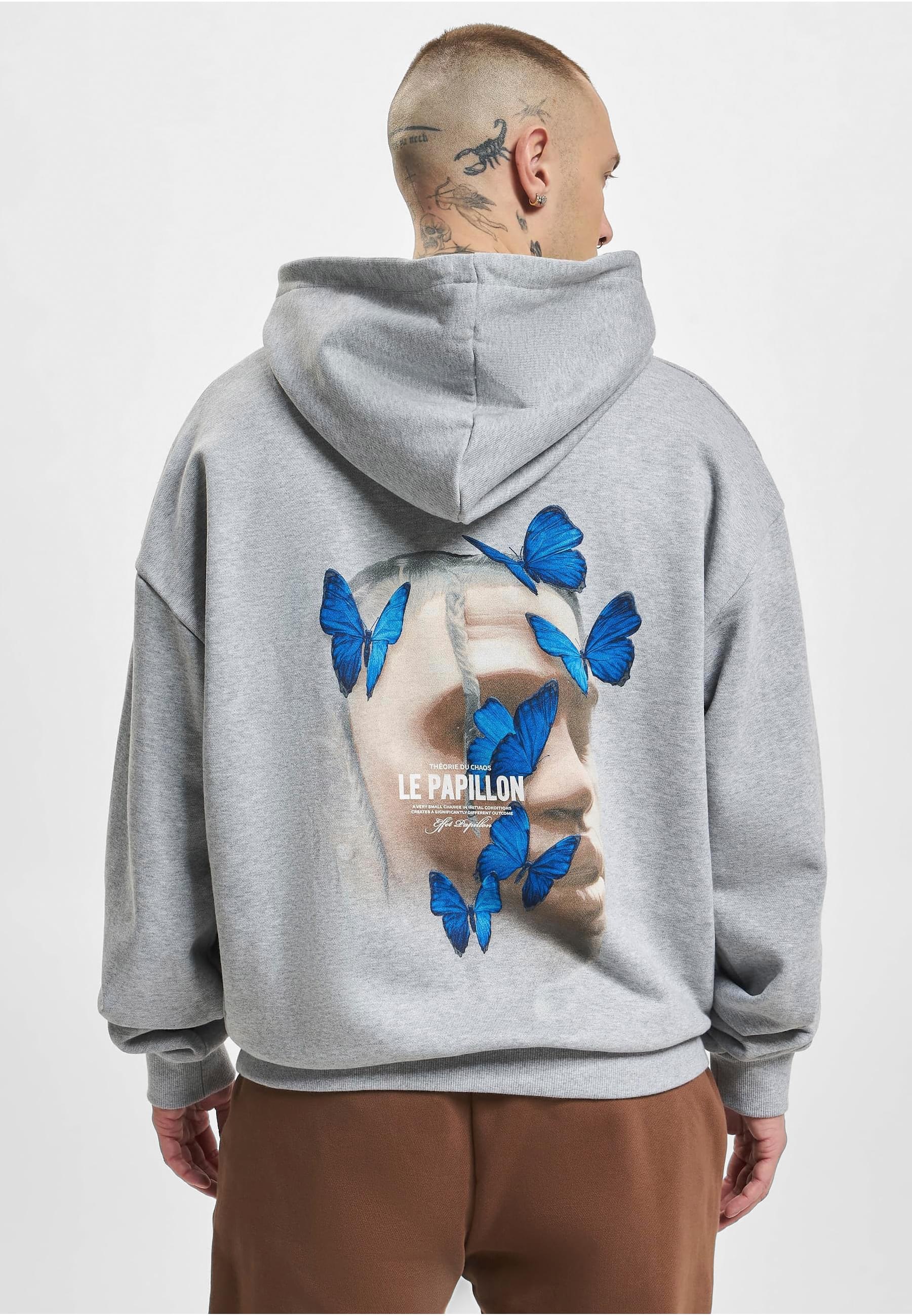 MisterTee Sweatshirt »MisterTee Unisex Le Papillon Heavy Oversize Hoody«, (1 tlg.)