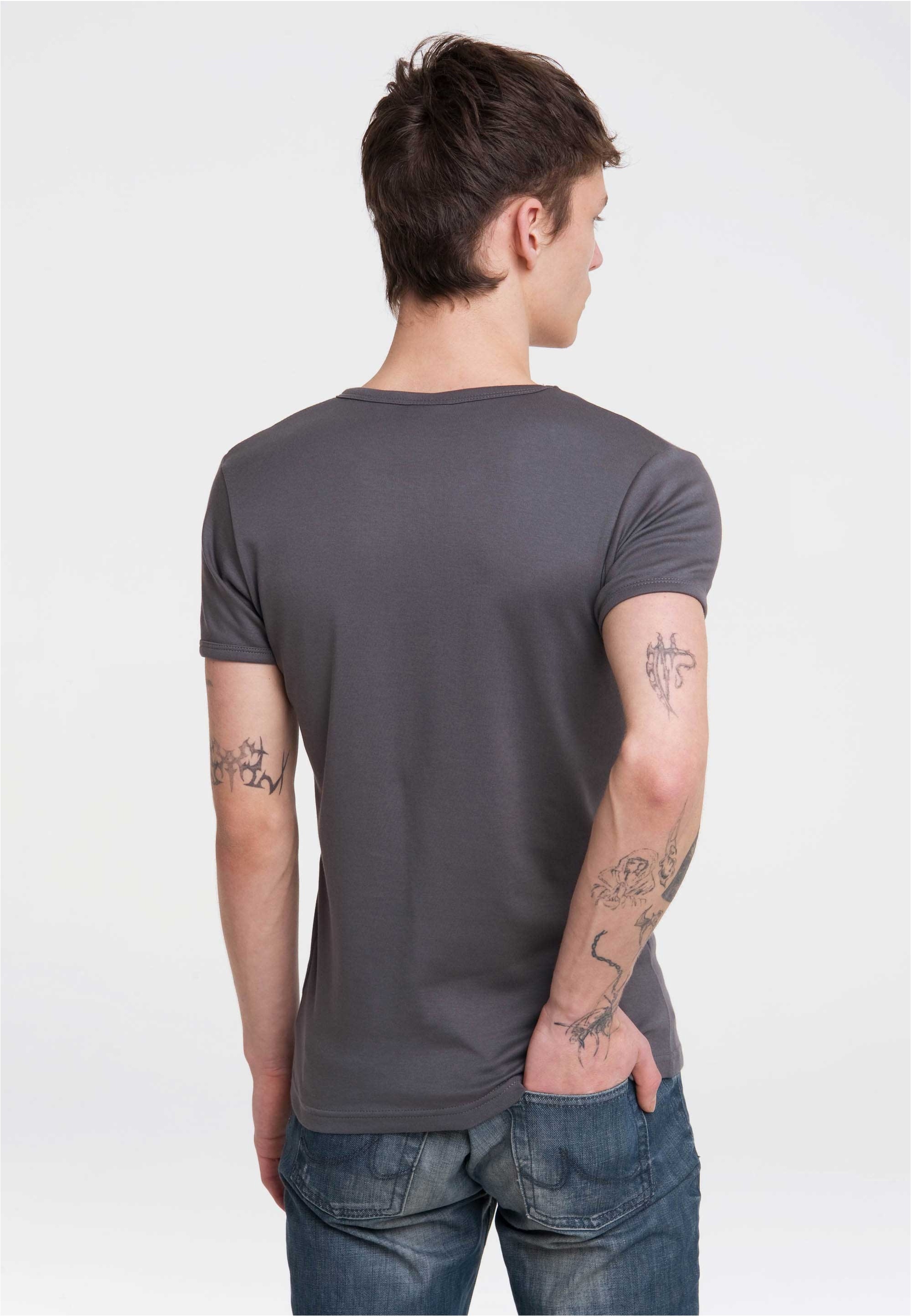 LOGOSHIRT T-Shirt »Der kleine Maulwurf Krtek«, mit coolem Der kleine Maulwurf-Print